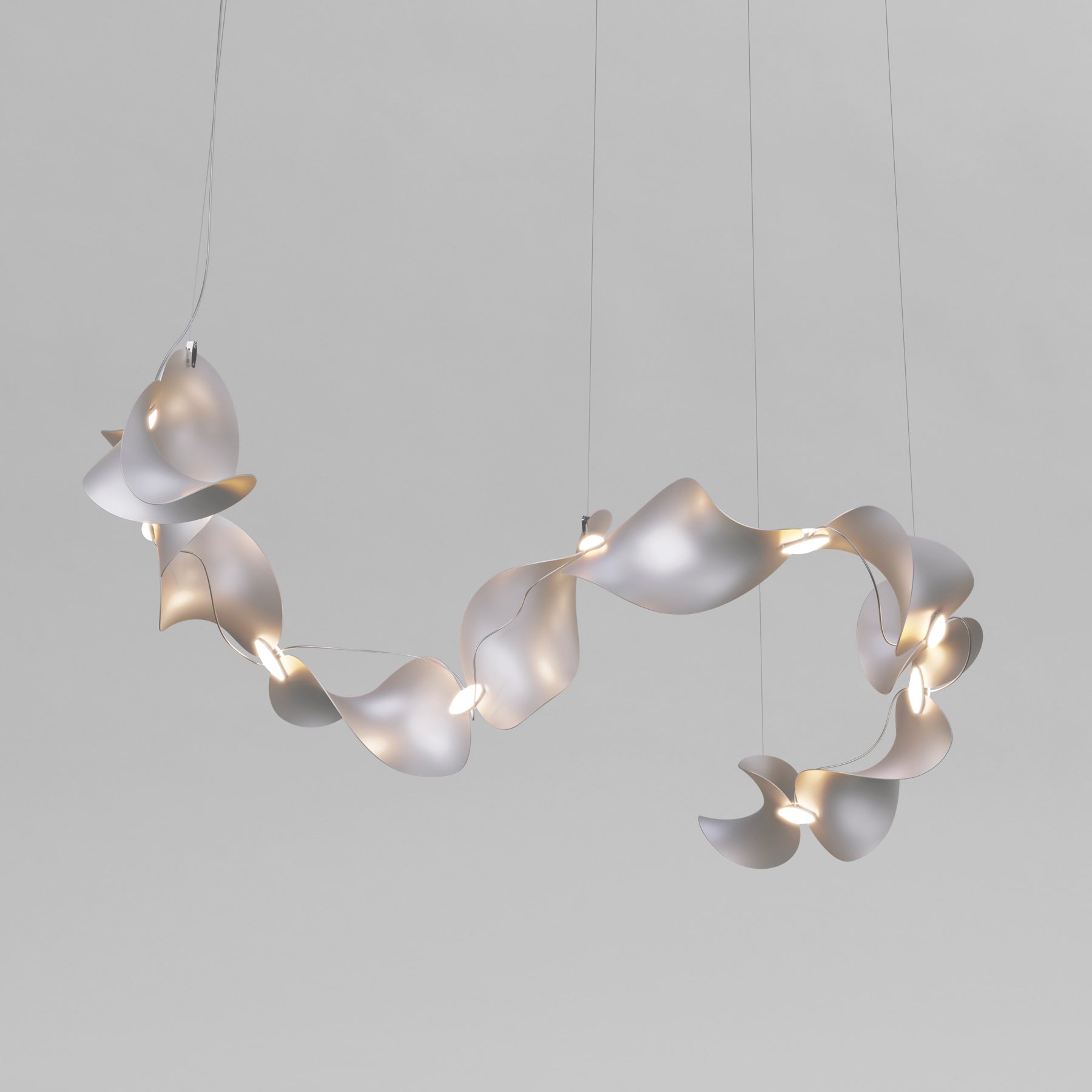 Dune 10 Curve Chandelier - 2 Finish Options*