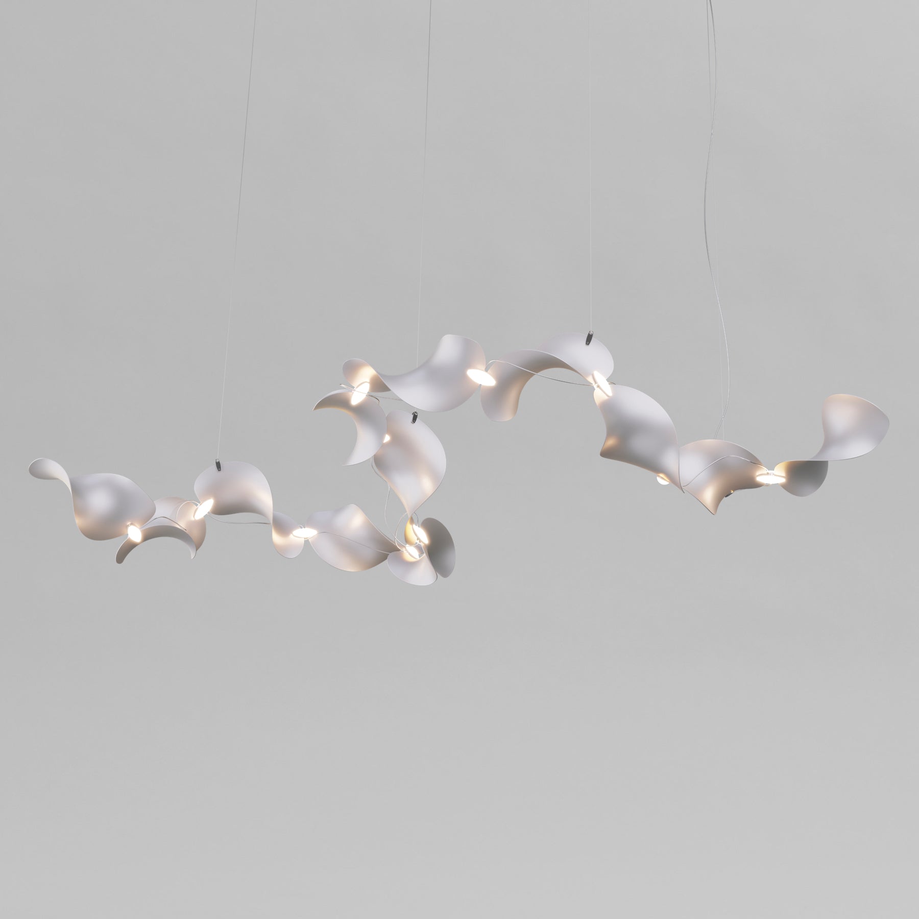 Dune 12 Curve Chandelier - 2 Finish Options*