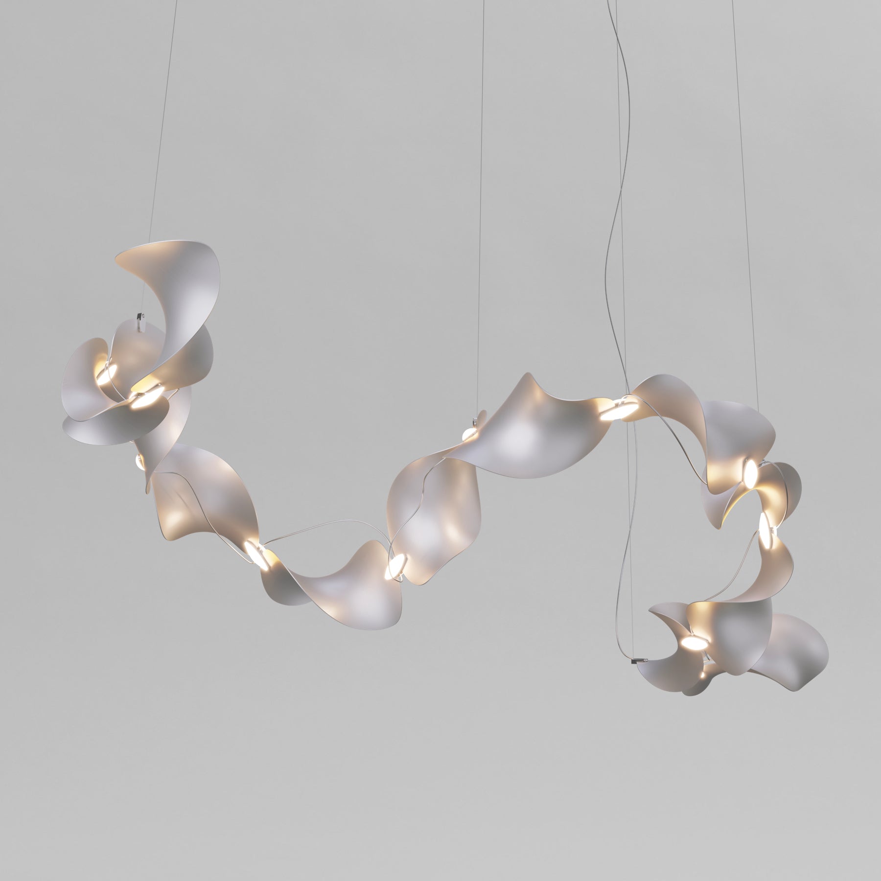 Dune 12 Curve Chandelier - 2 Finish Options*