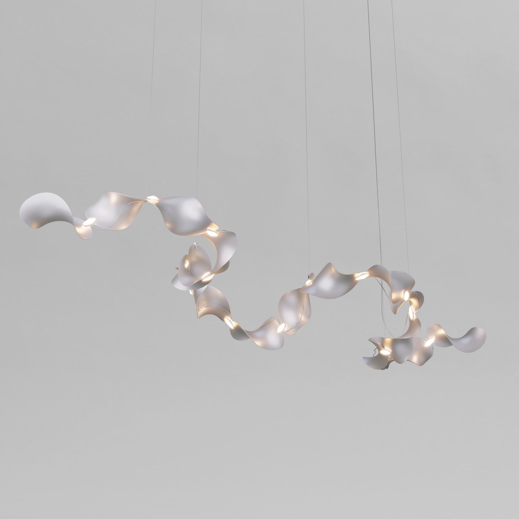 Dune 16 Curve Chandelier - 2 Finish Options*