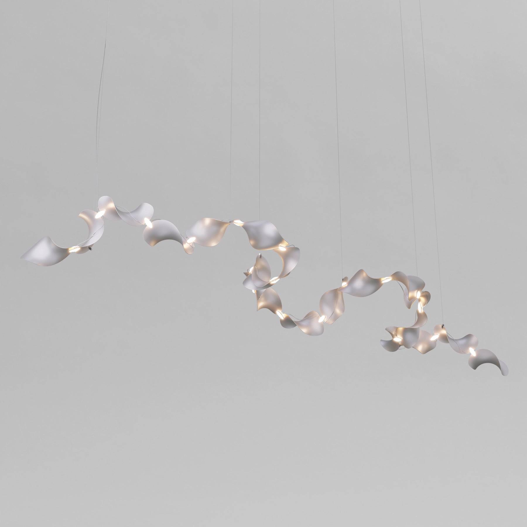 Dune 20 Spiral Chandelier - 2 Finish Options*