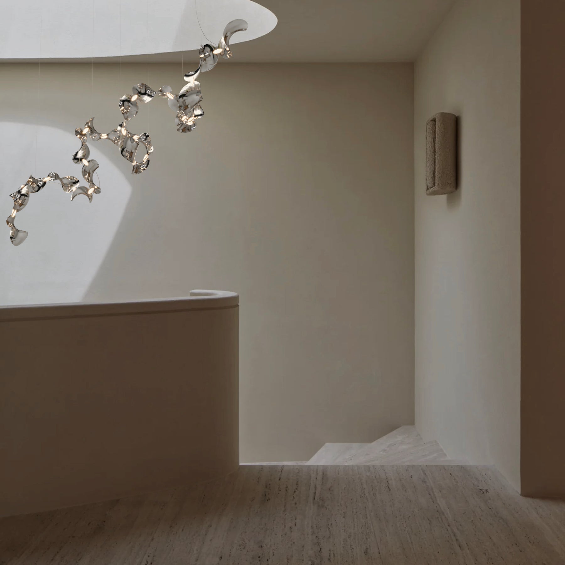 Dune 20 Spiral Chandelier - 2 Finish Options*
