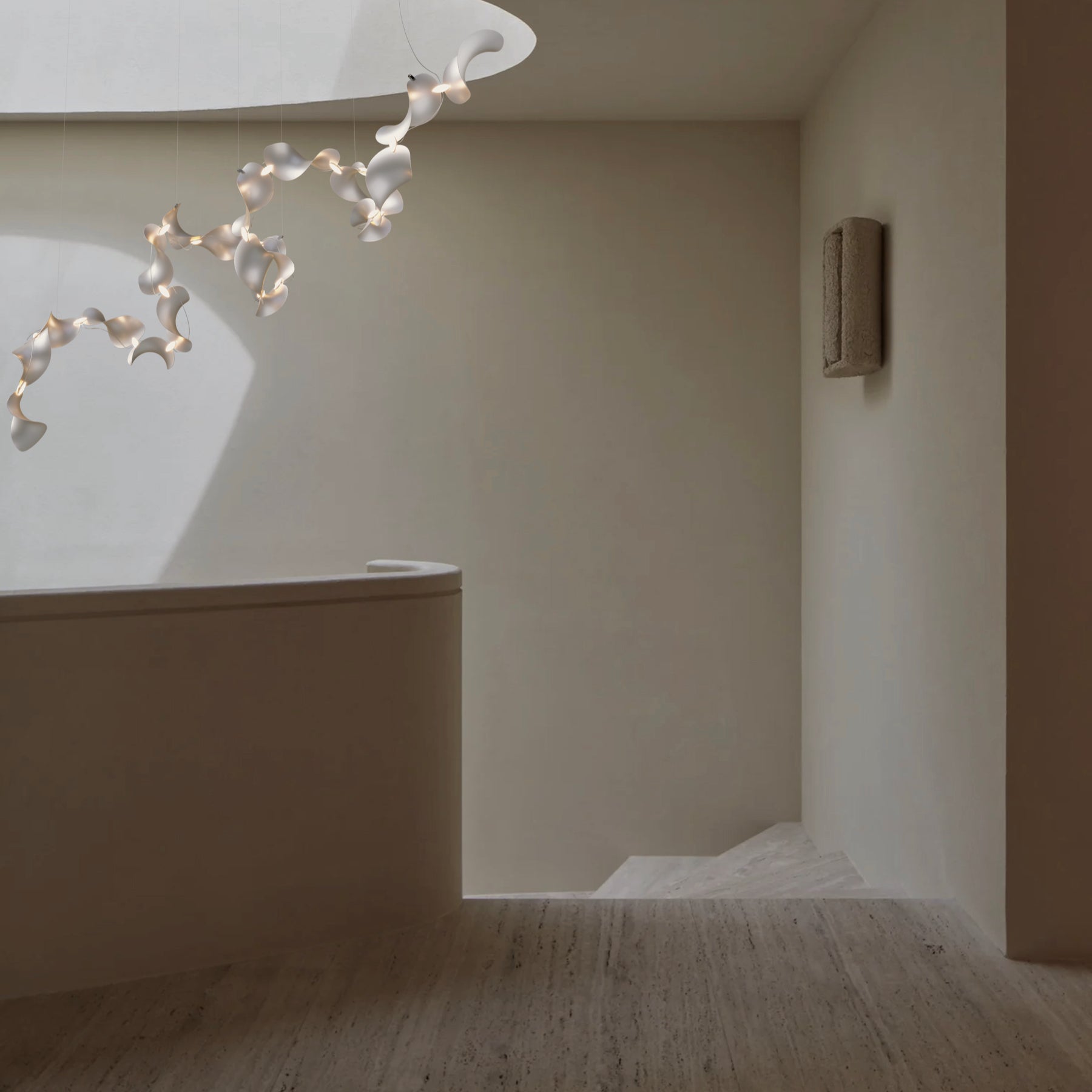 Dune 20 Spiral Chandelier - 2 Finish Options*