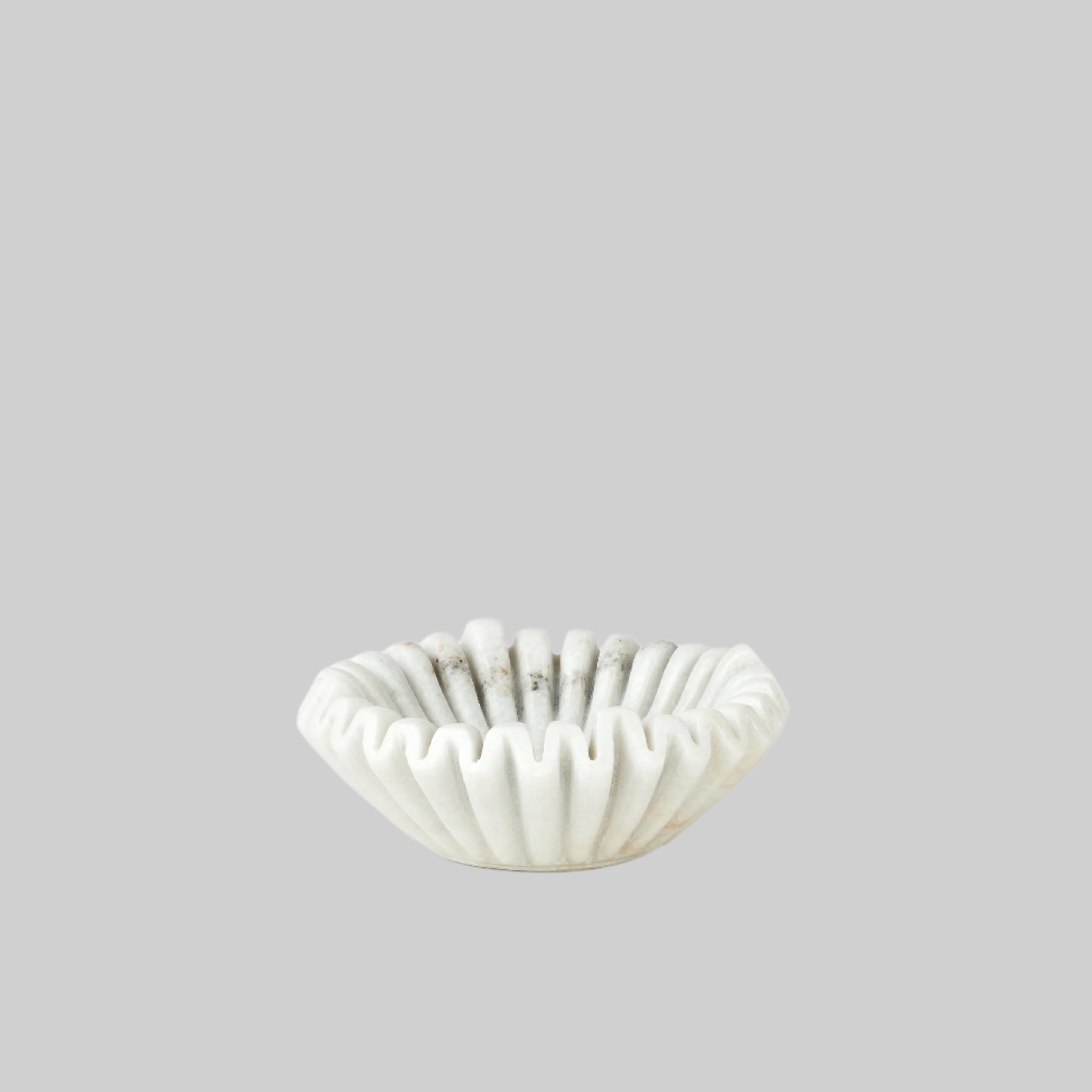 Marblelous scallop bowl, small