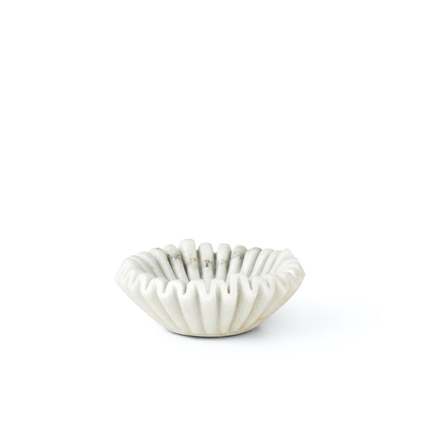 Marblelous scallop bowl, small