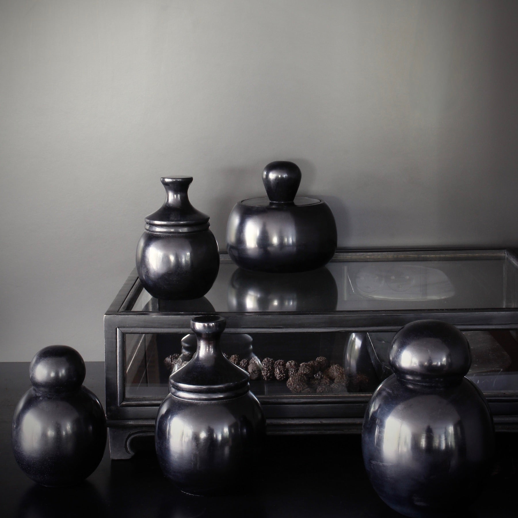 Marblelous jar 05 - black