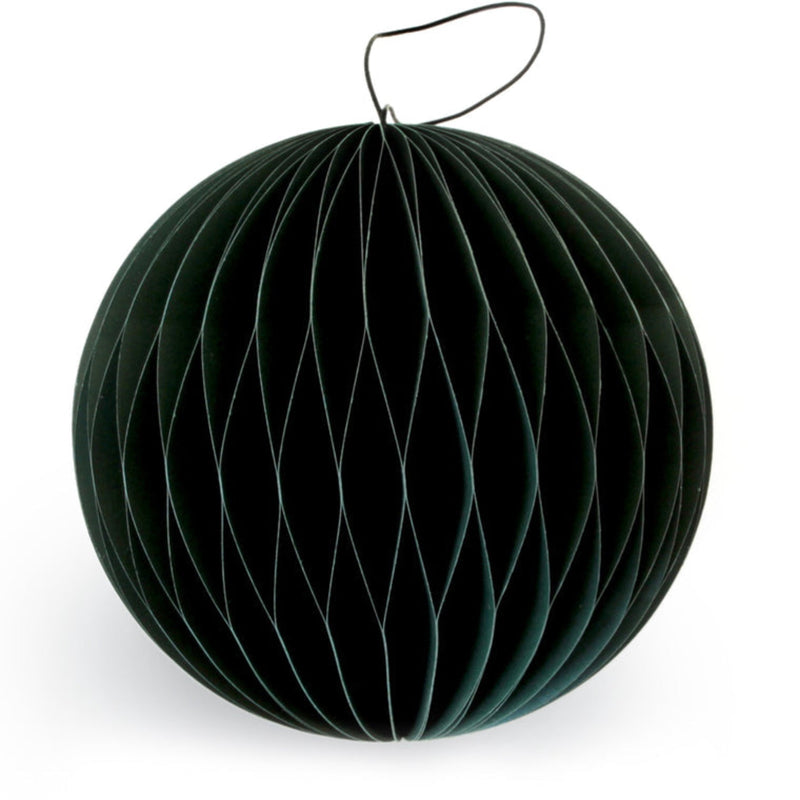 Holiday Ornament - Mega scoop, forest green. (box of 12)