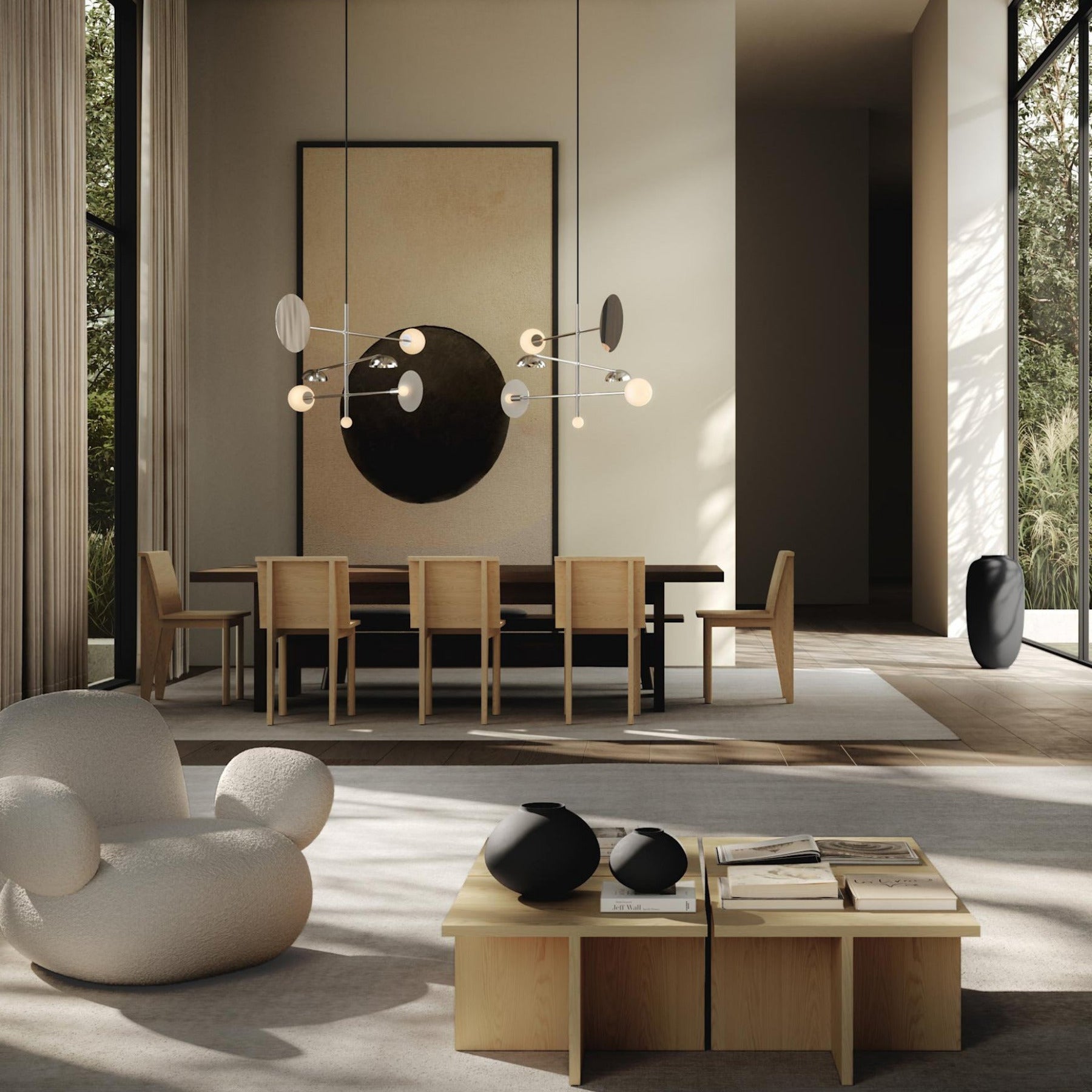 Sahn Chandelier - Chrome*