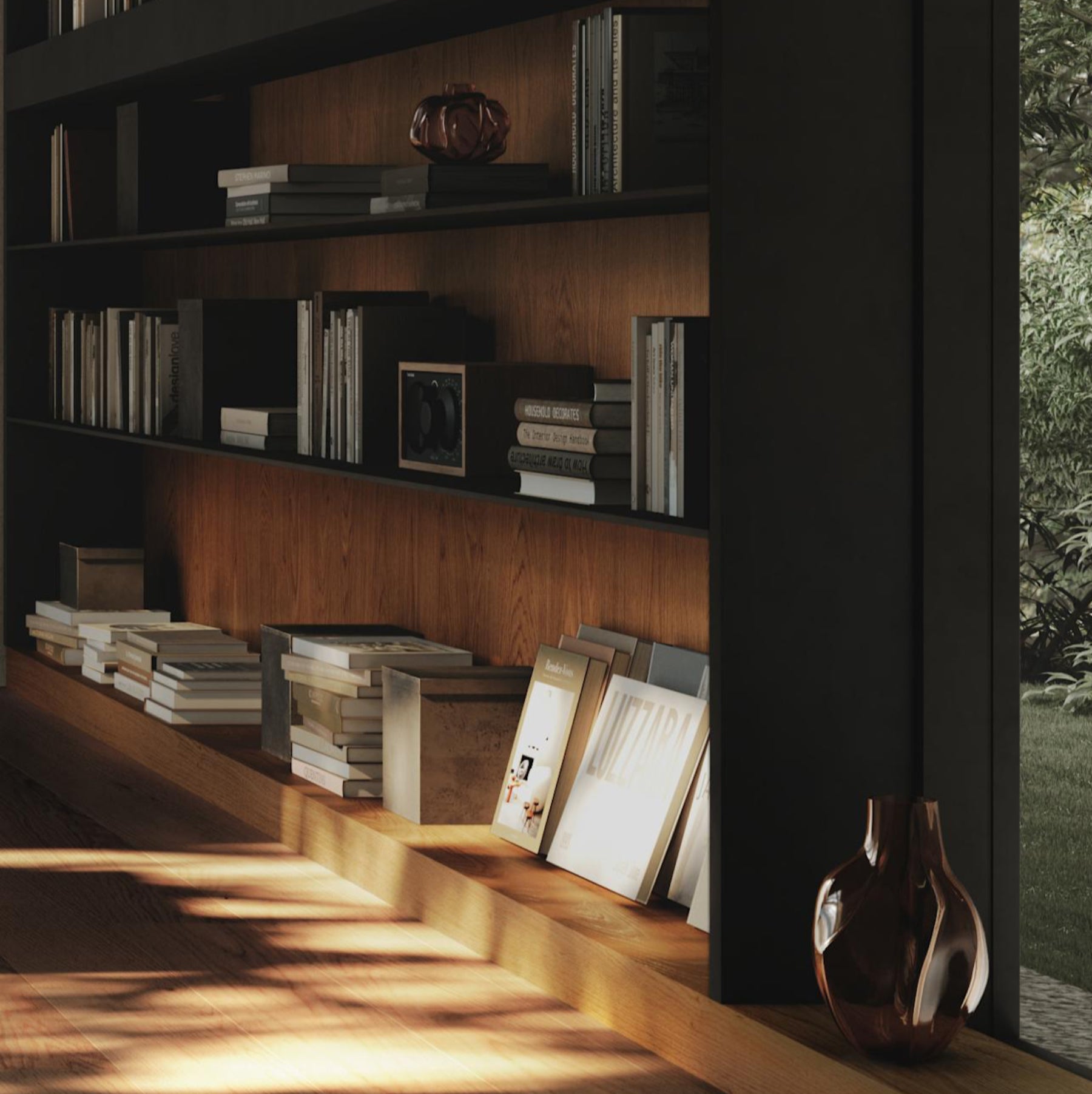 Bakku Vase, Big - Smoked Forest*
