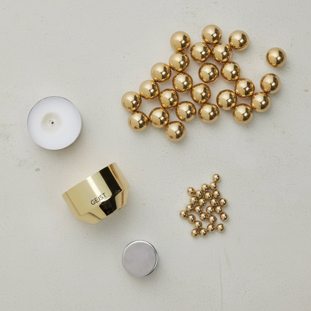 MOLEKYL tealight, brass