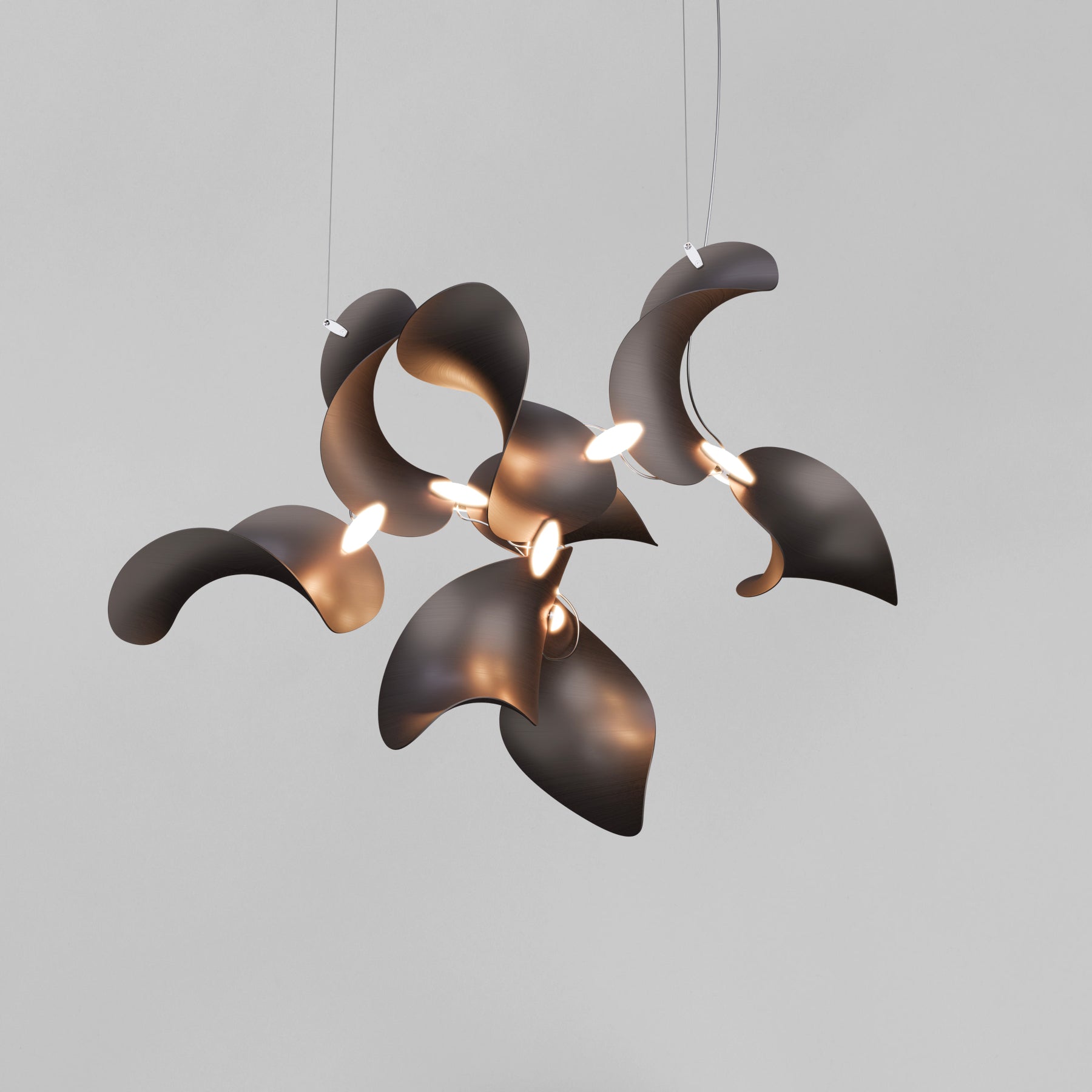 Dune 8 Cluster Chandelier - 5 Finish Options*