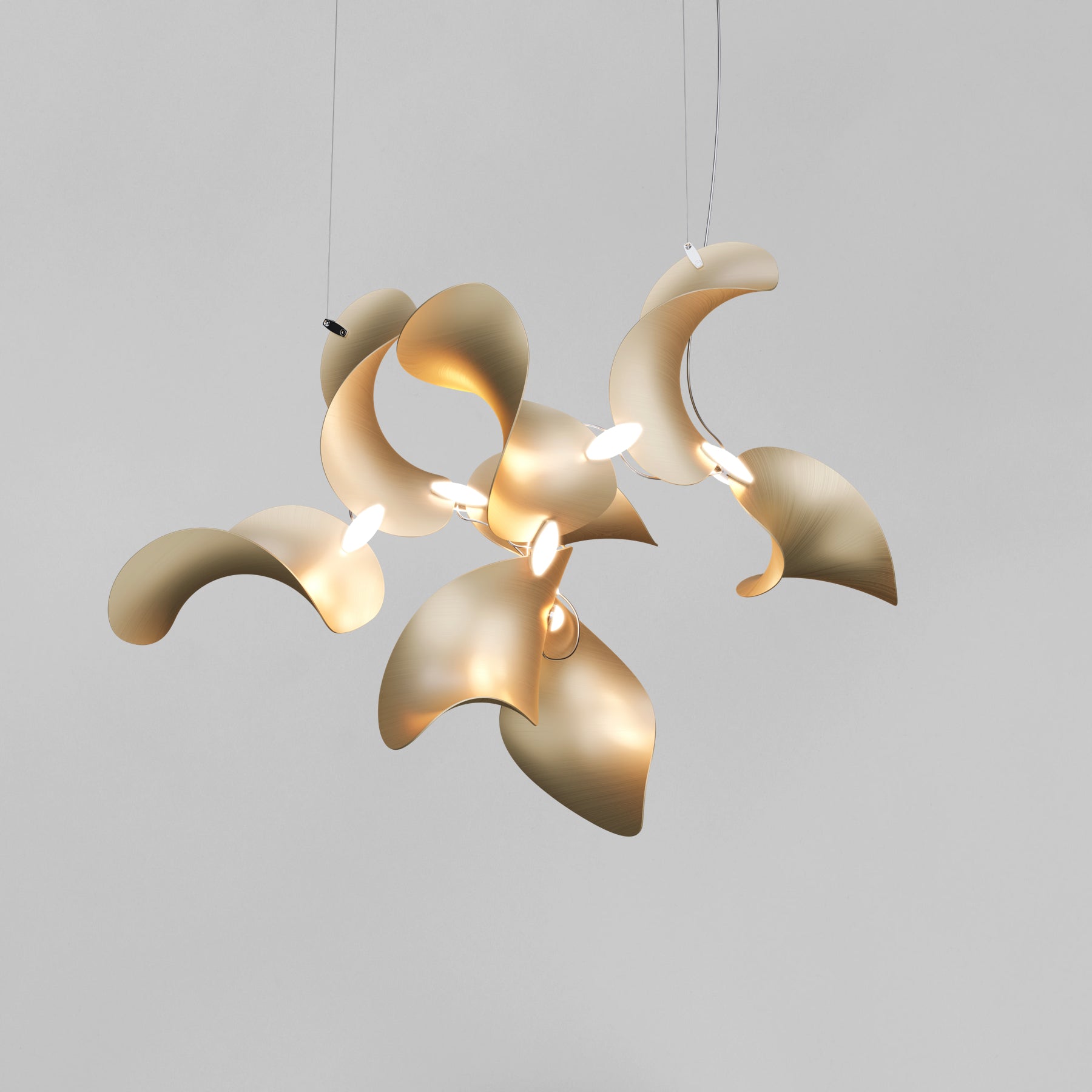 Dune 8 Cluster Chandelier - 5 Finish Options*