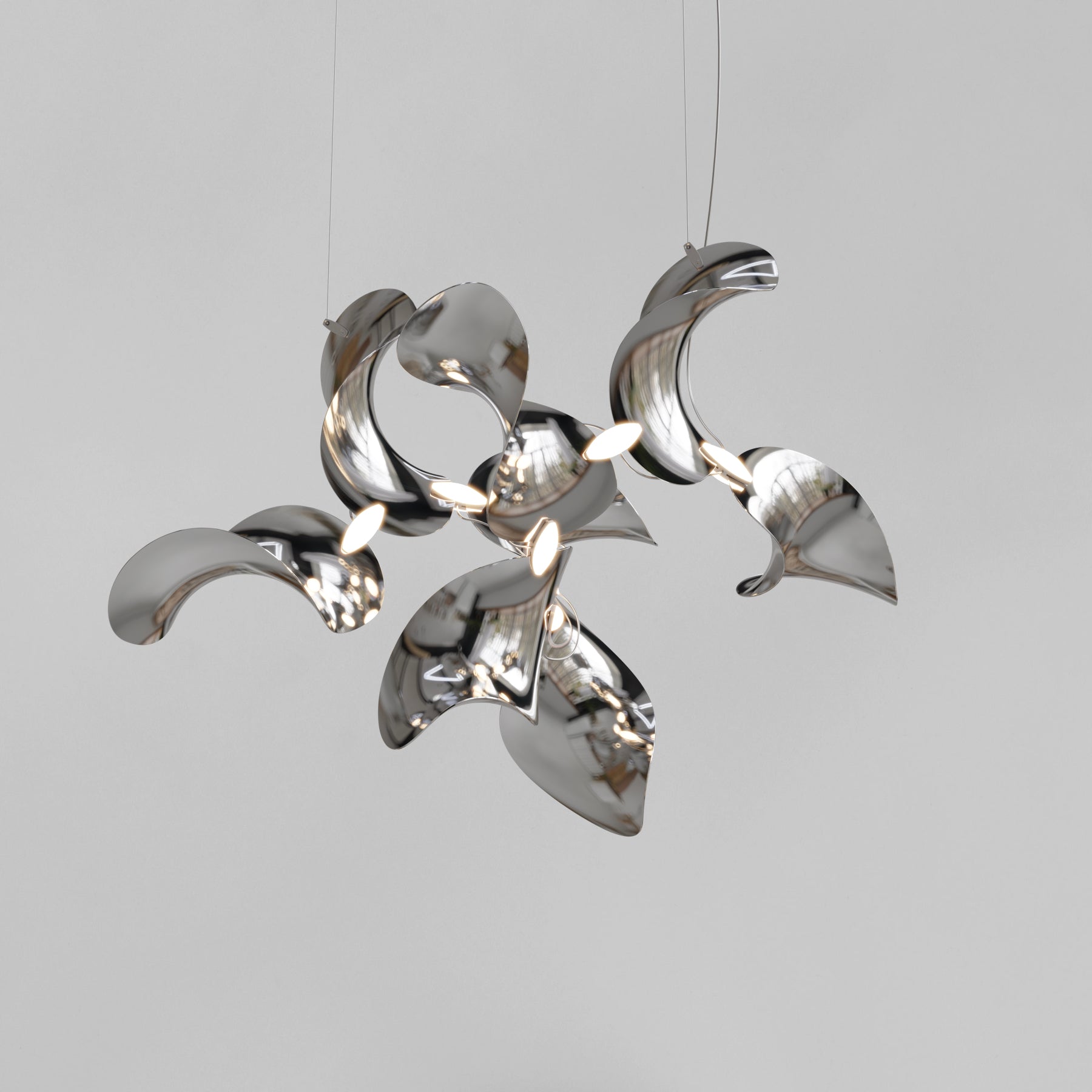 Dune 8 Cluster Chandelier - 5 Finish Options*