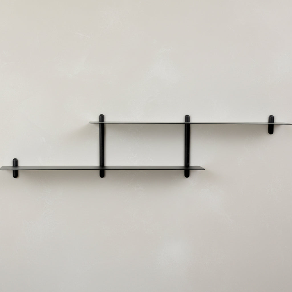NIVO Shelf Small H - black ash/black