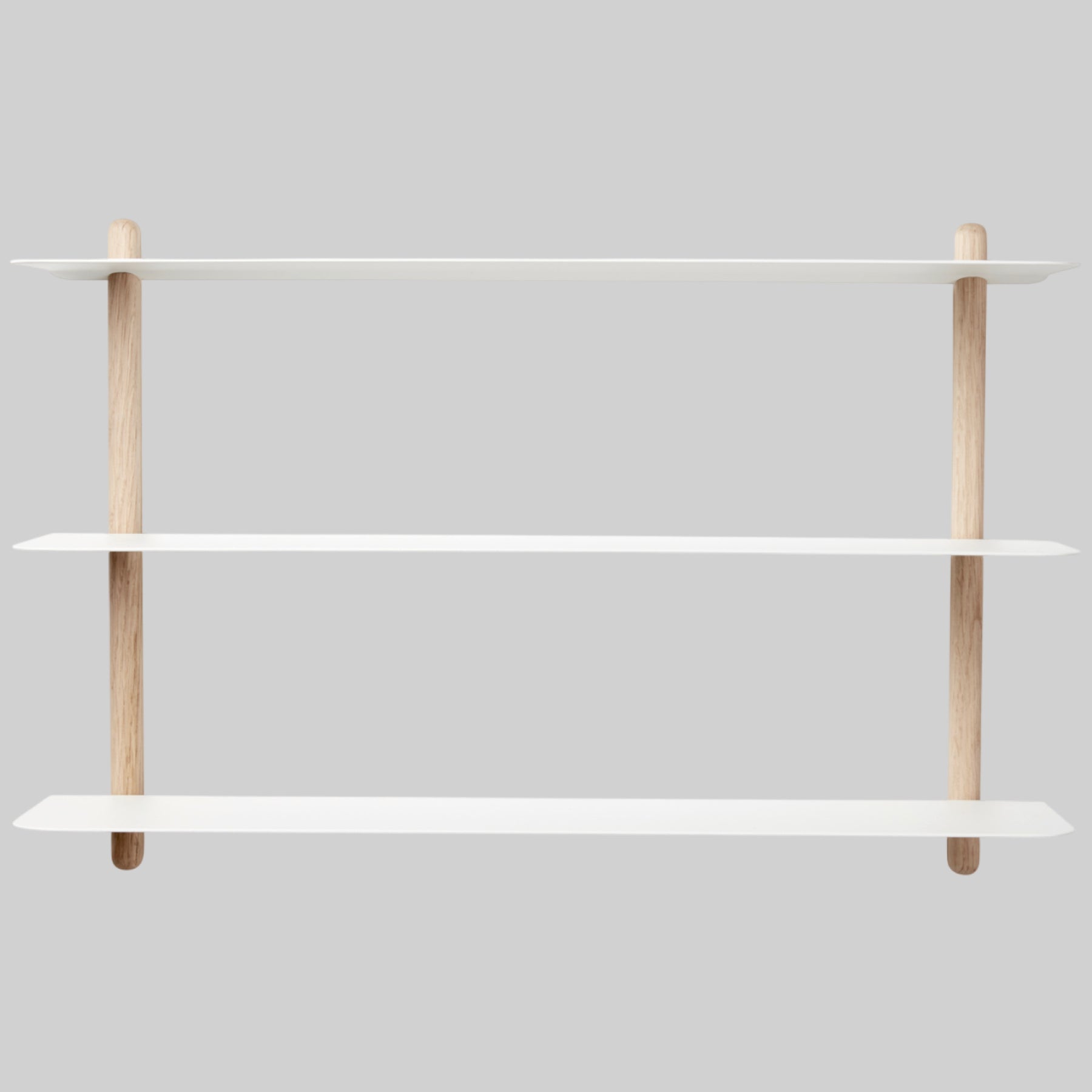 NIVO Shelf Small A - light oak/white