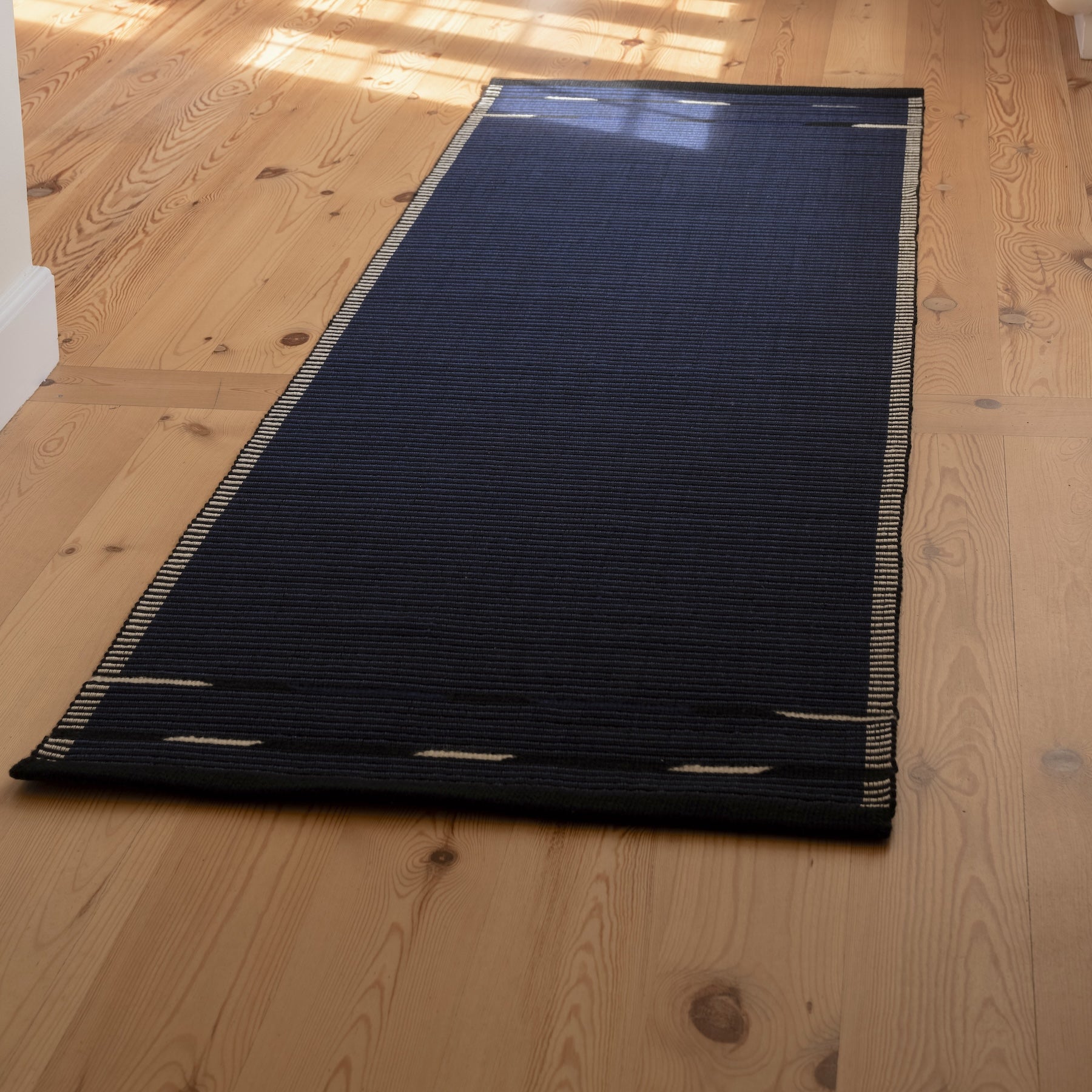 Vibeke Klint Rug VK-4, Blue - Runner 2.5' x 8'