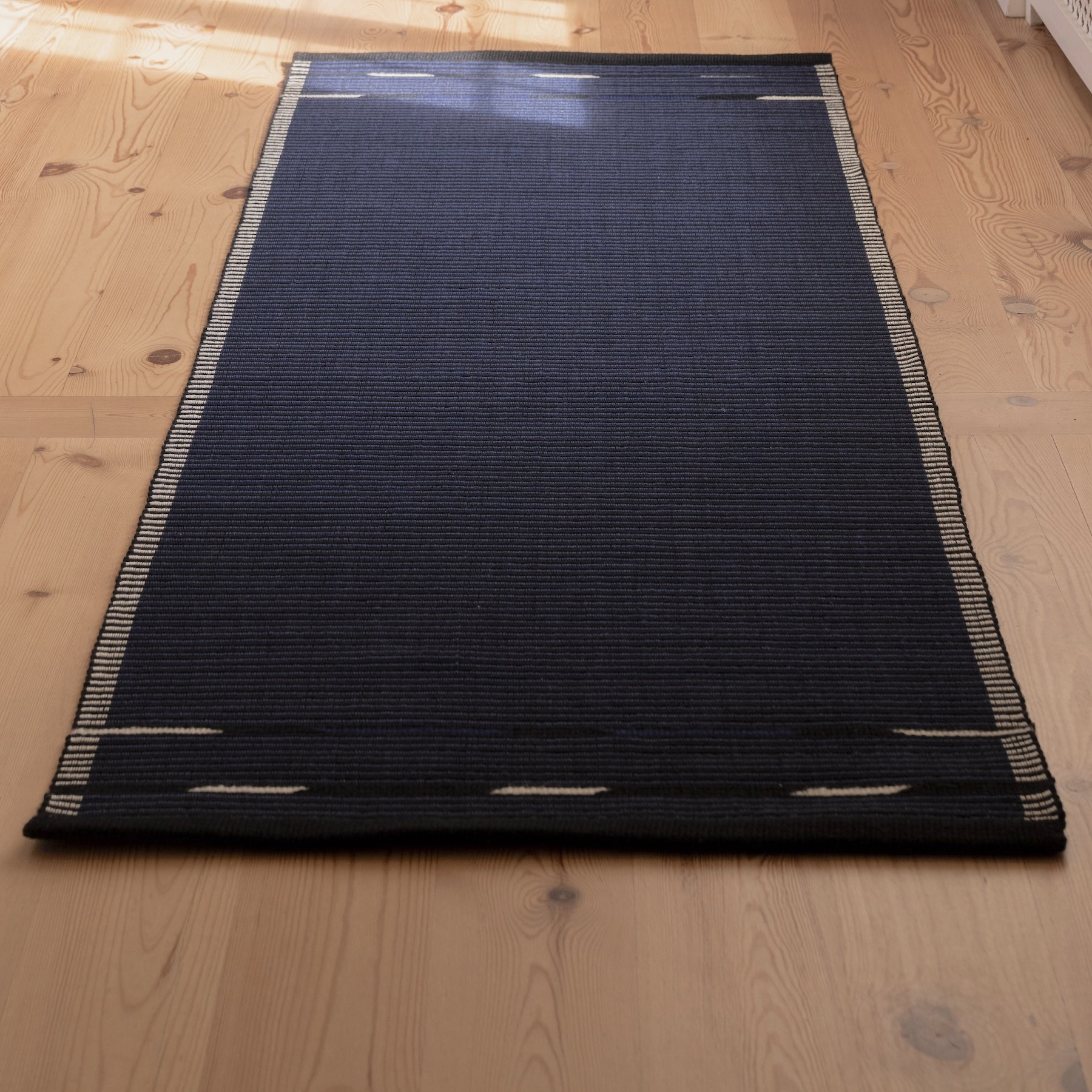 Vibeke Klint Rug VK-4, Blue - Runner 2.5' x 8'