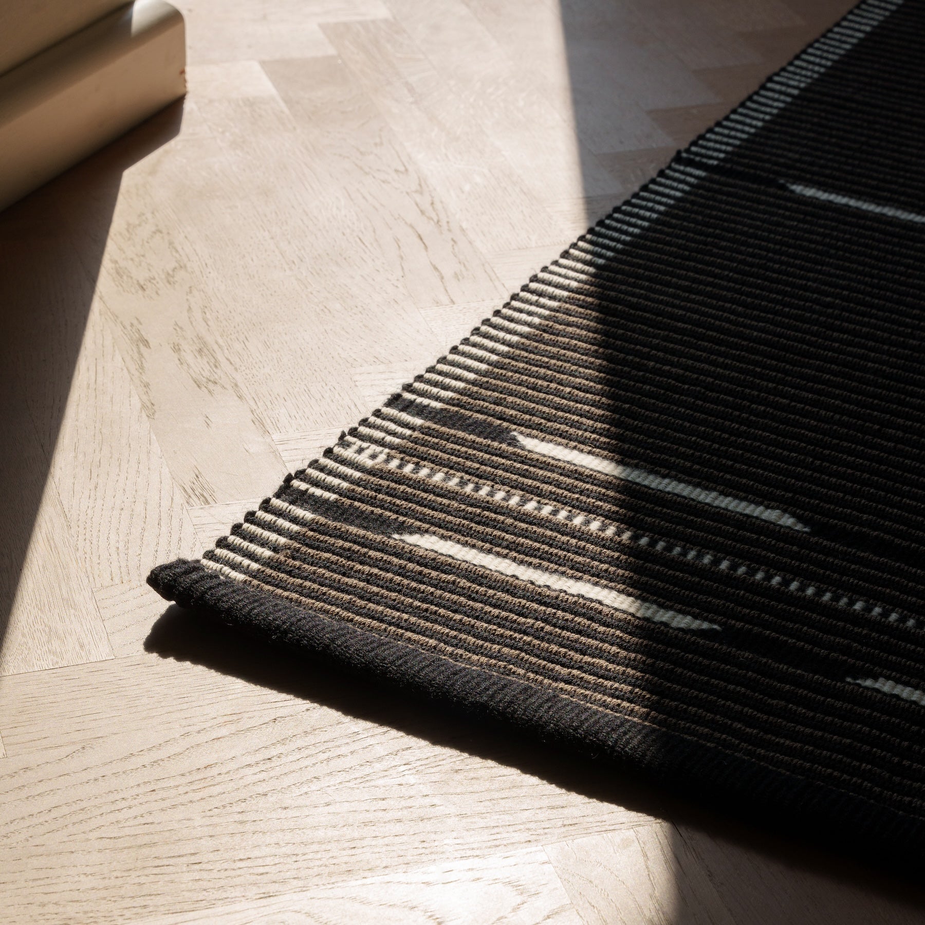 Vibeke Klint Rug VK-10, Brown/Black - Runner 2.5' x 8'