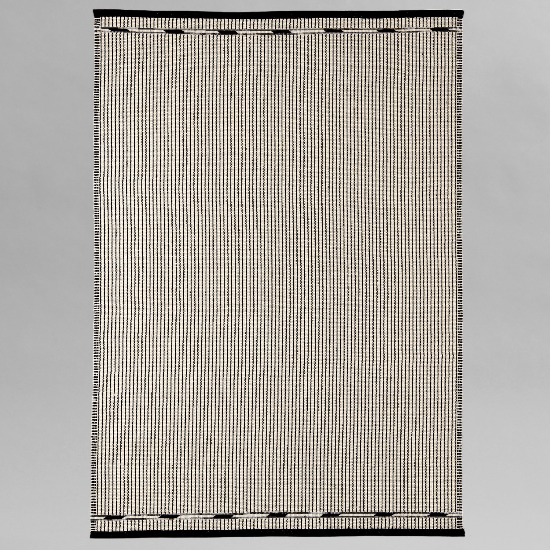 Vibeke Klint Rug VK-3, Off-White-Black - 3 Standard Sizes