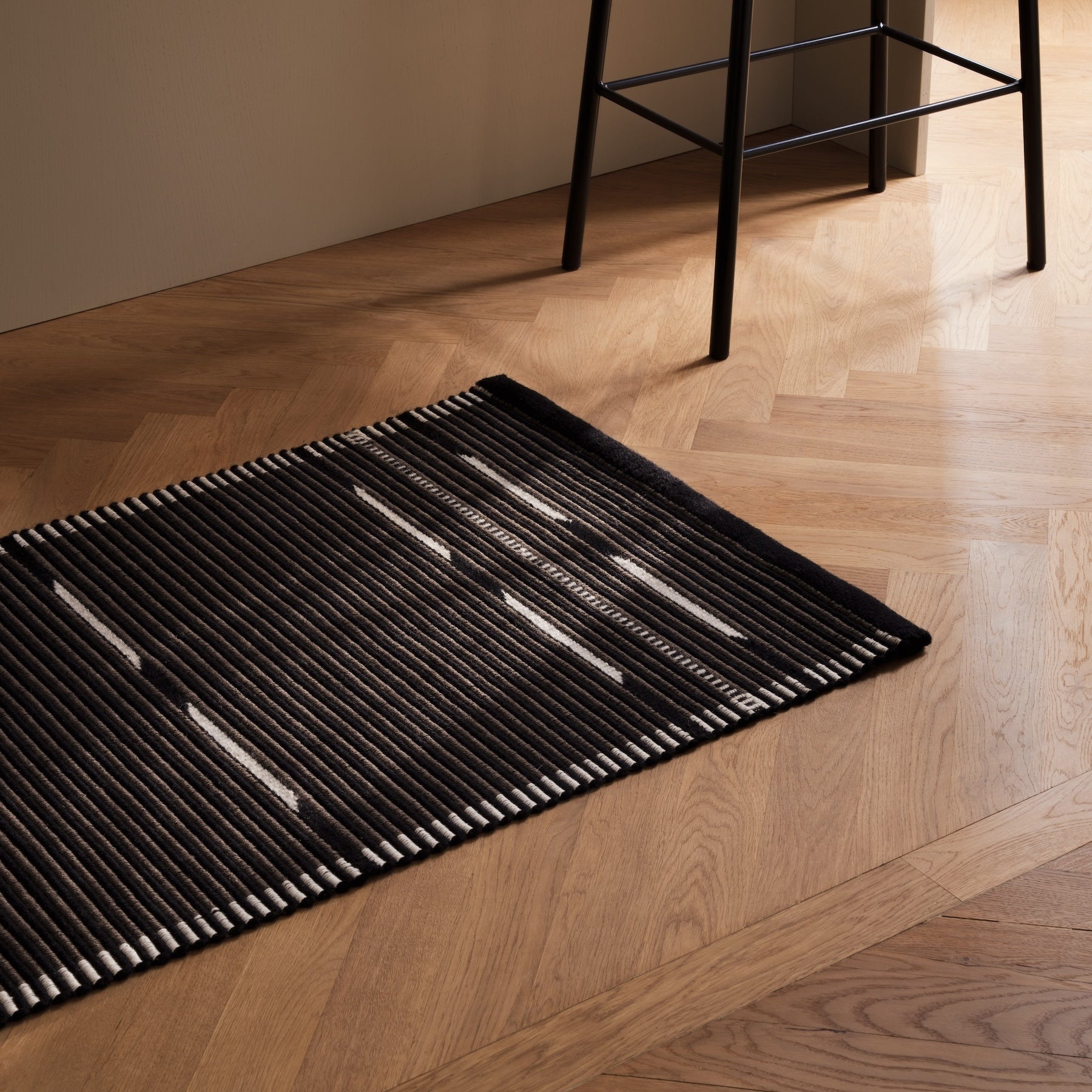 Vibeke Klint Rug VK-10, Brown/Black - Runner 2.5' x 8'