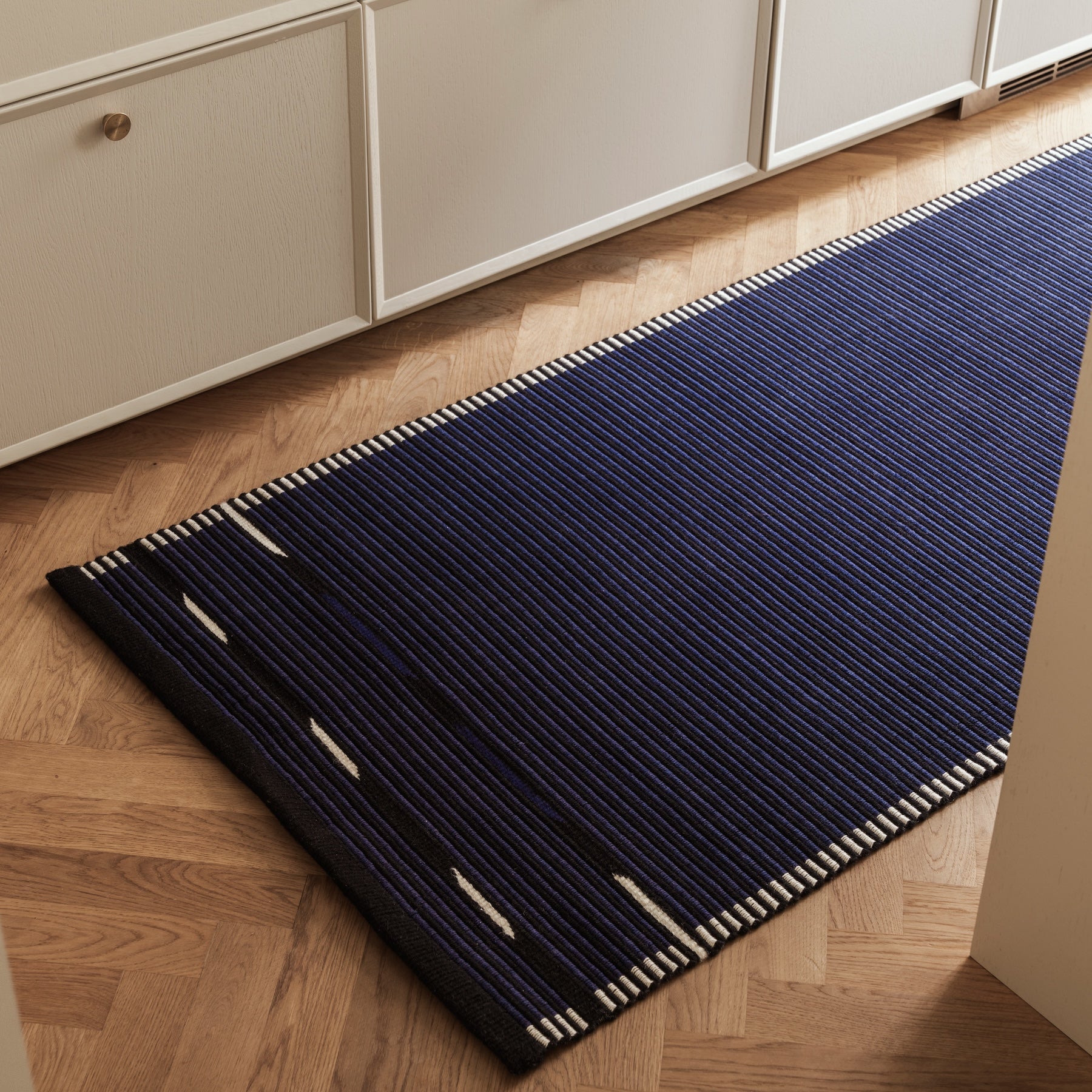 Vibeke Klint Rug VK-4, Blue - Runner 2.5' x 8'
