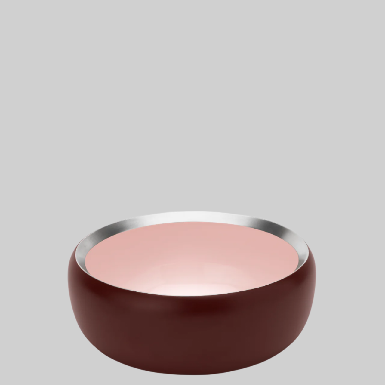 Ora bowl, small - warm maroon