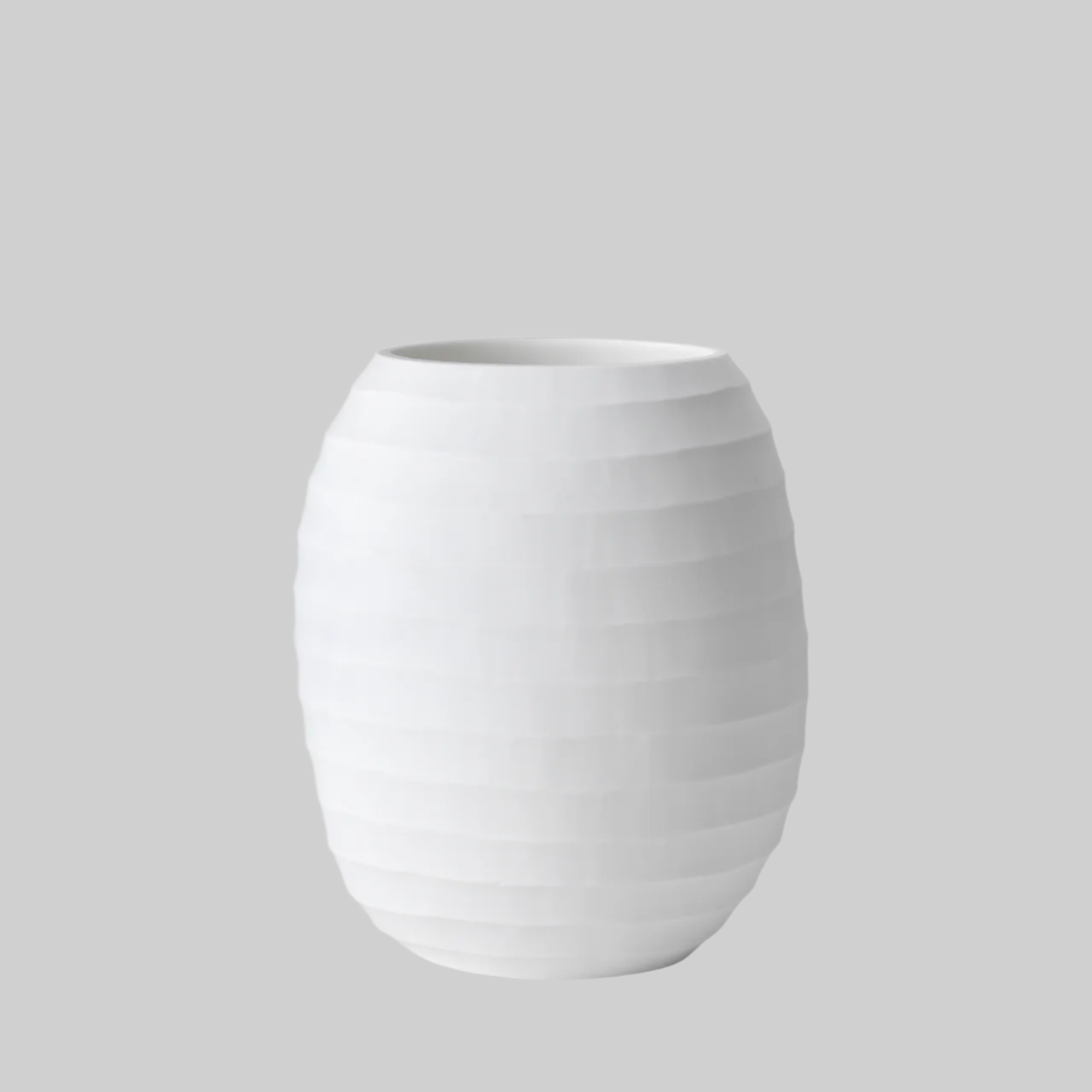 Organic vase 03 - white