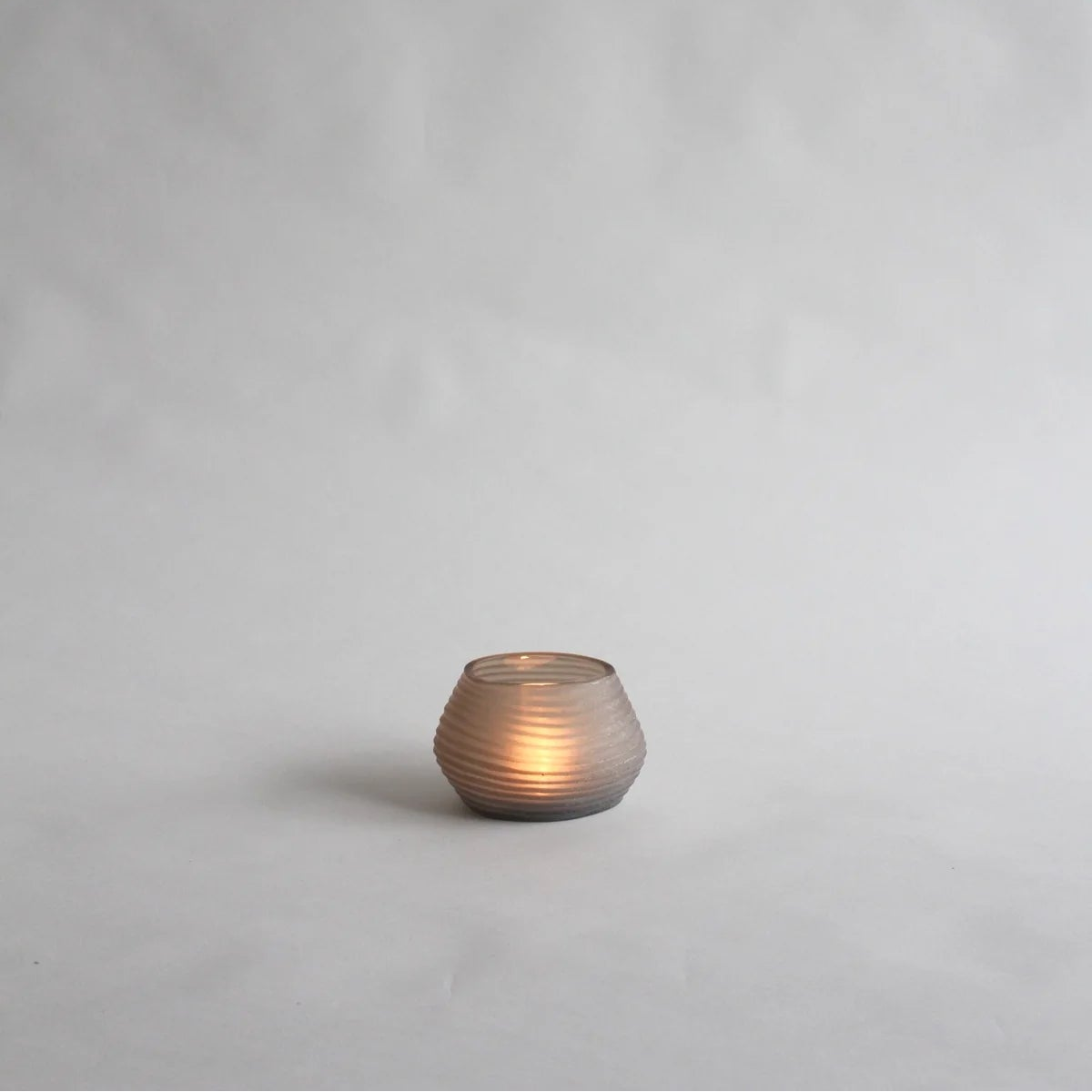 Organic candle holder - sand