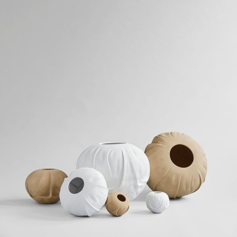 Orimono Vase, Mini - Bone White