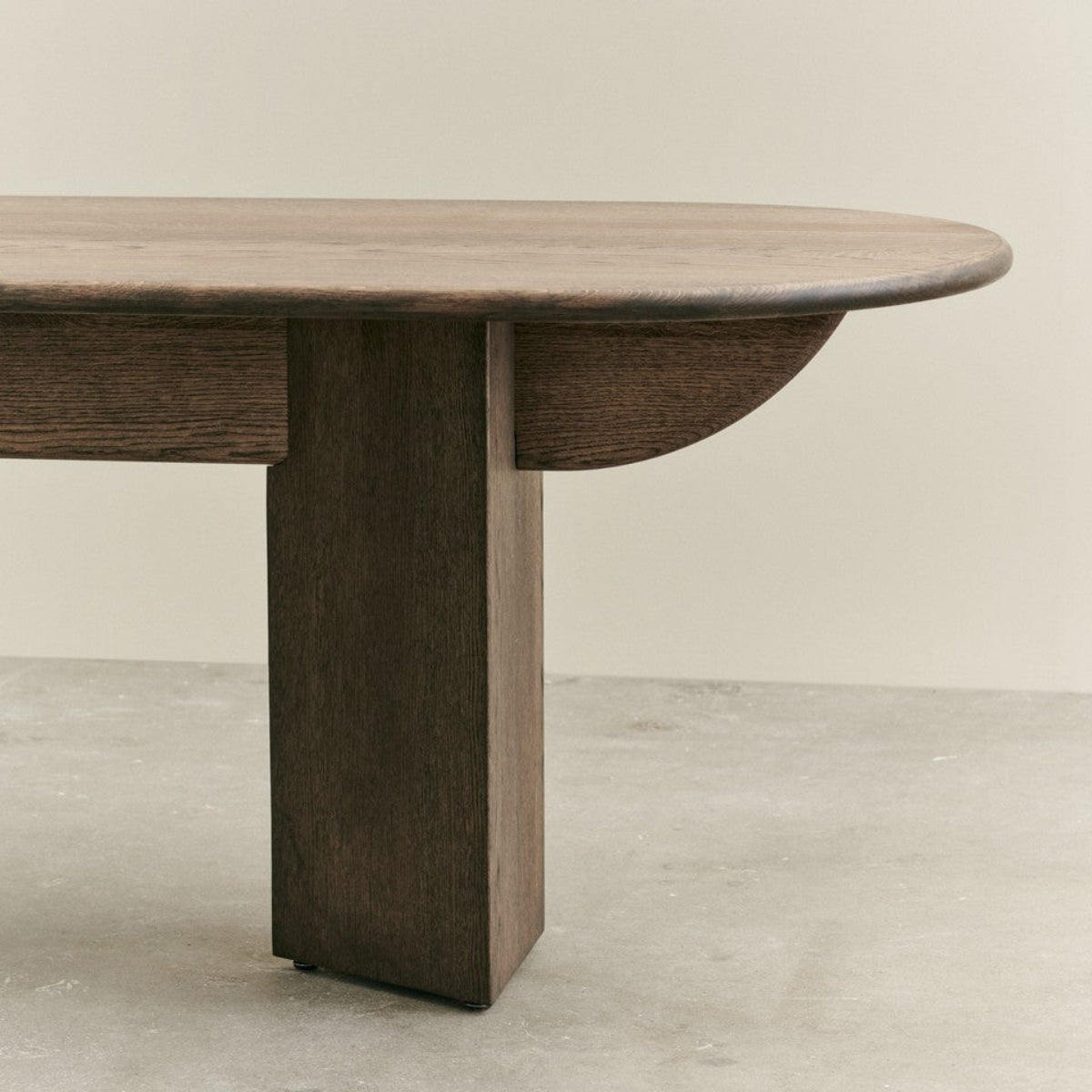 Pillabout Office Table 01 - Smoked Oak