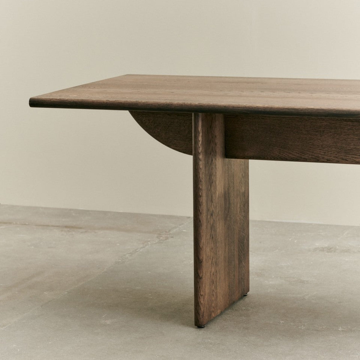 Pillabout Office Table 01 - Smoked Oak
