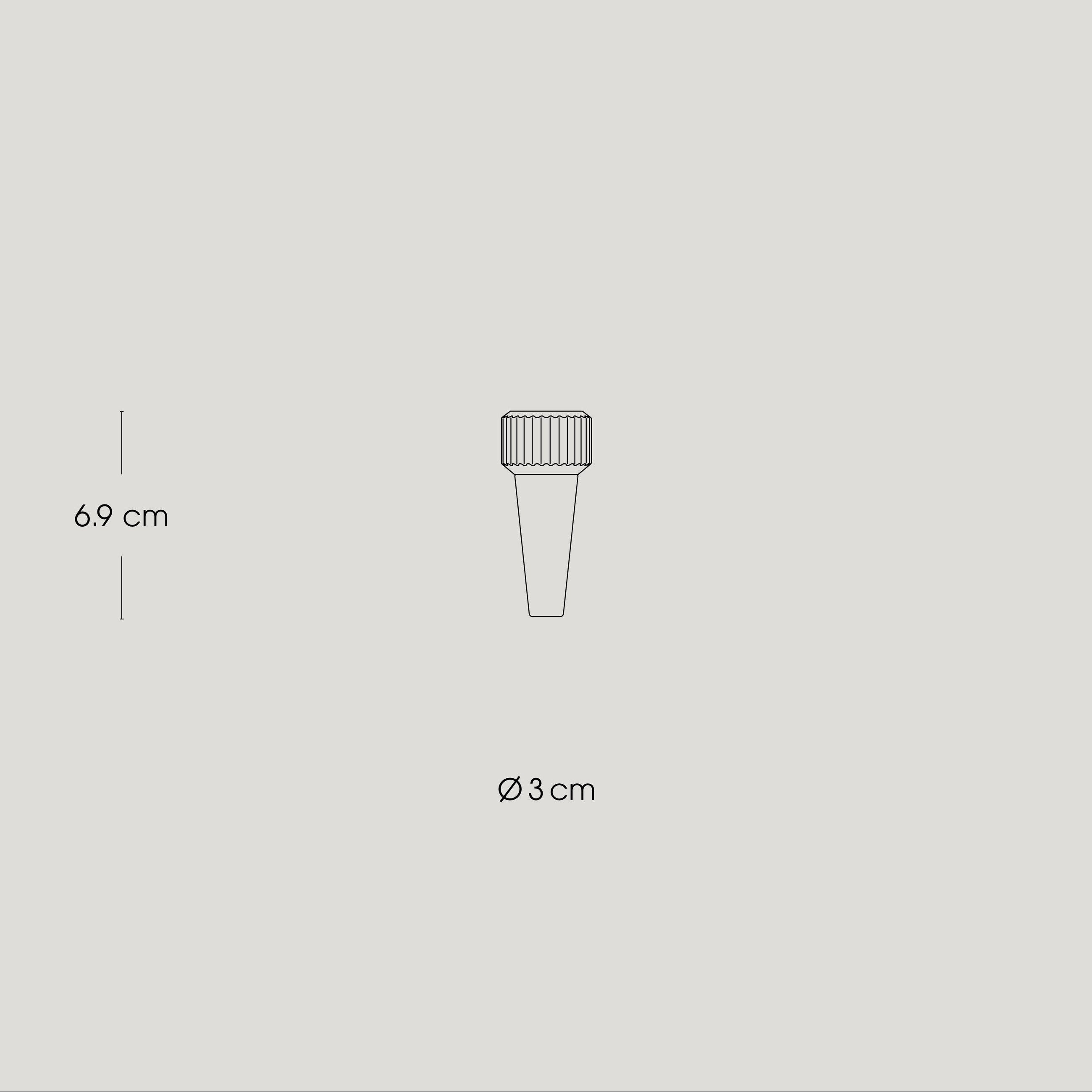 Pilastro wine stopper clear