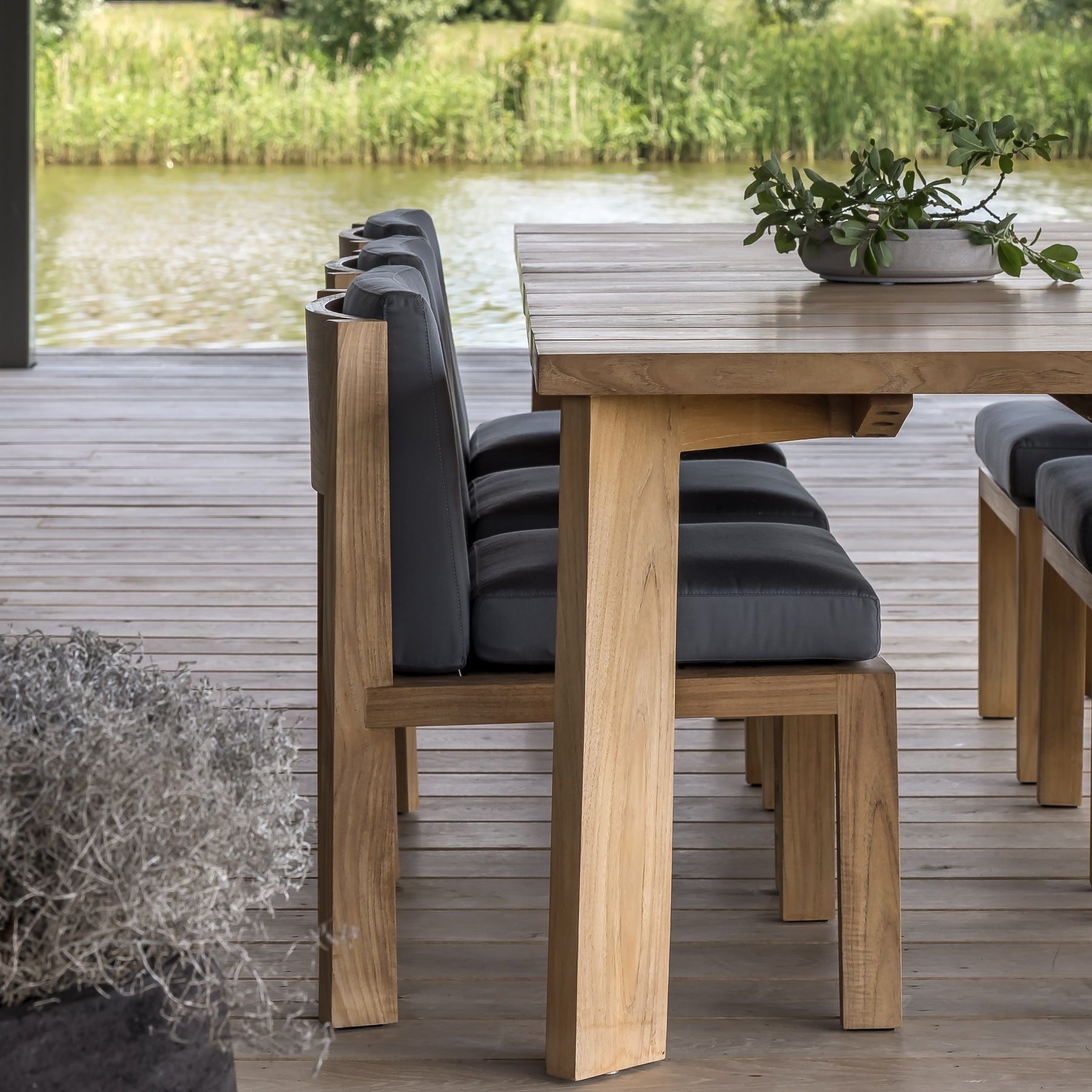 TIMME Outdoor Dining Side Chair by Piet Boon