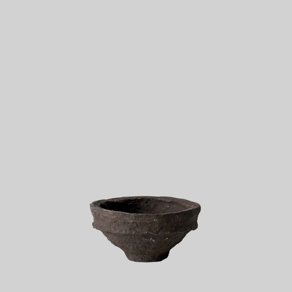 SUSTAIN Sculptural Bowl, small brown