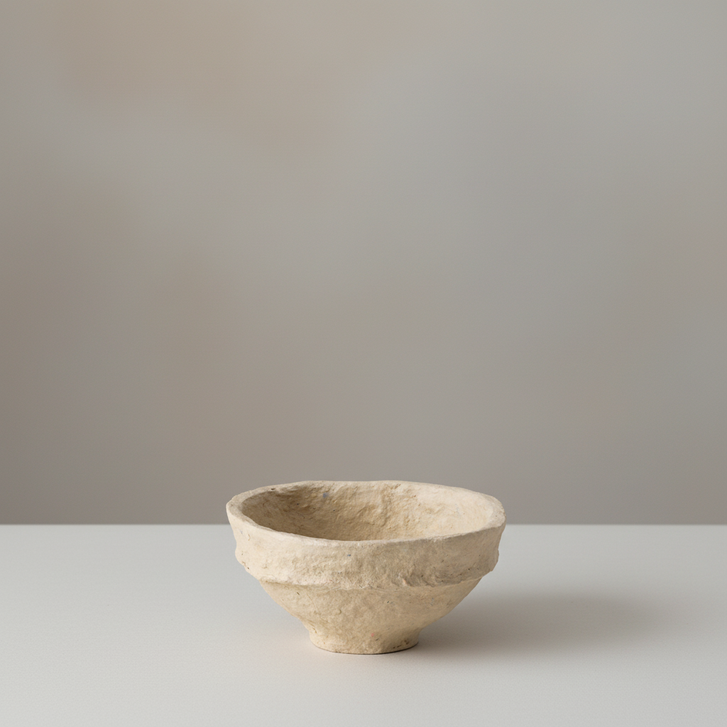 SUSTAIN Sculptural Bowl, small sand
