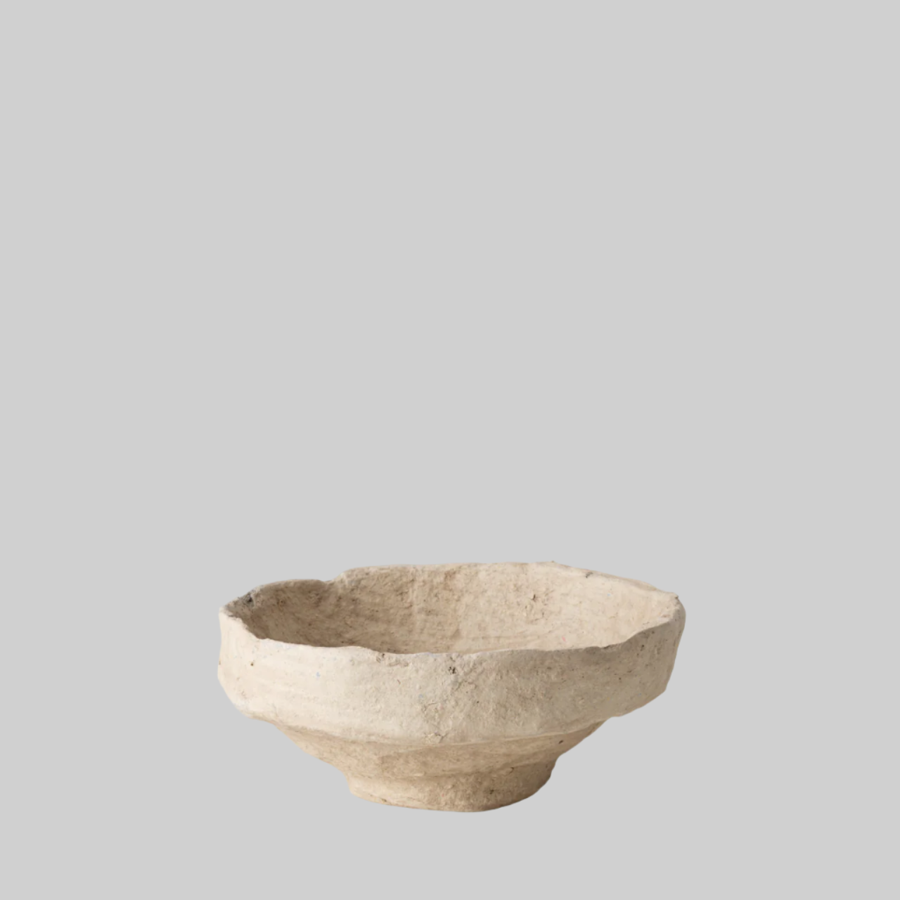 SUSTAIN Sculptural Bowl - medium, sand