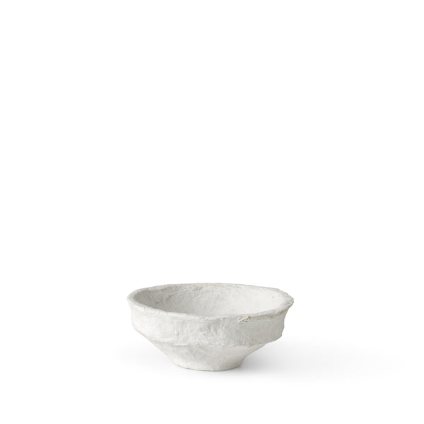SUSTAIN Sculptural Bowl, small white