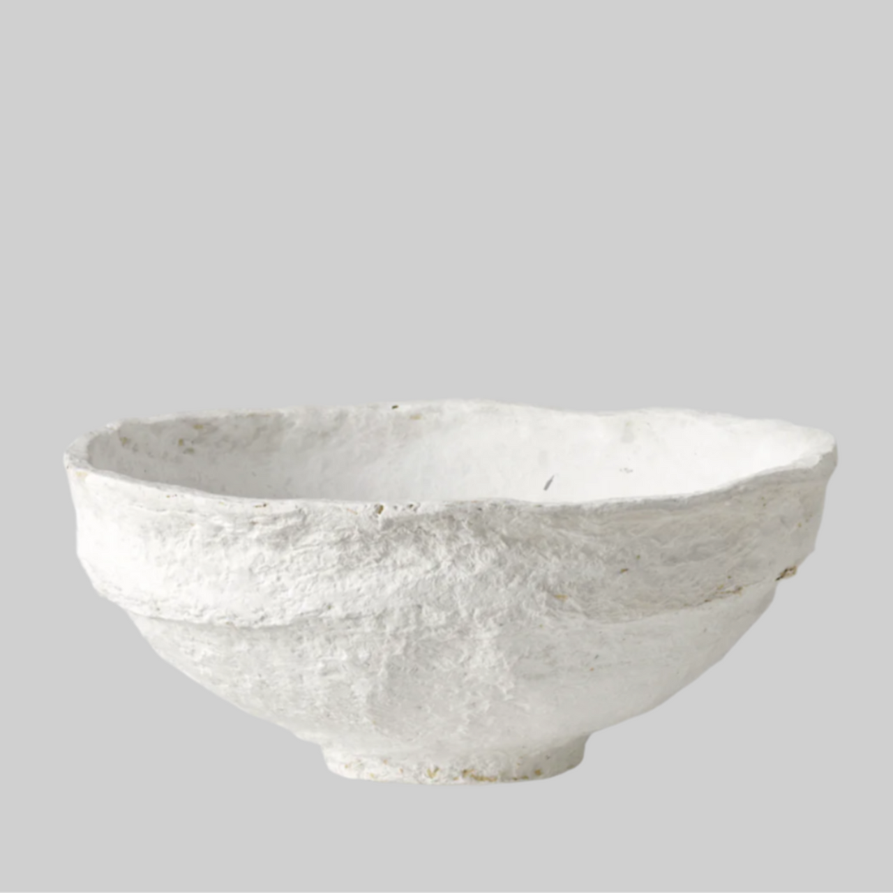 SUSTAIN Sculptural Bowl - large, white