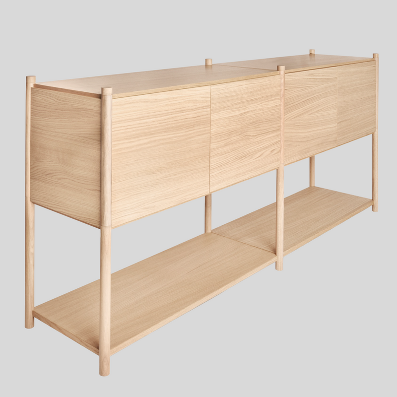 Sceene bookcase/cabinet H - light oak