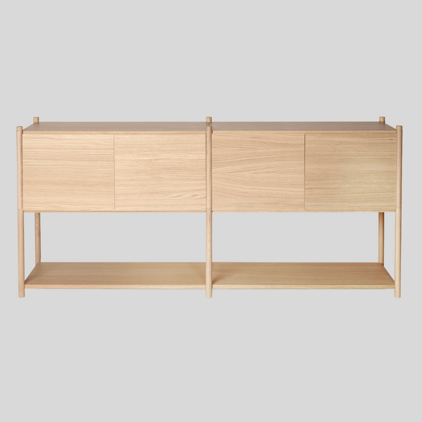 Sceene bookcase/cabinet H - light oak
