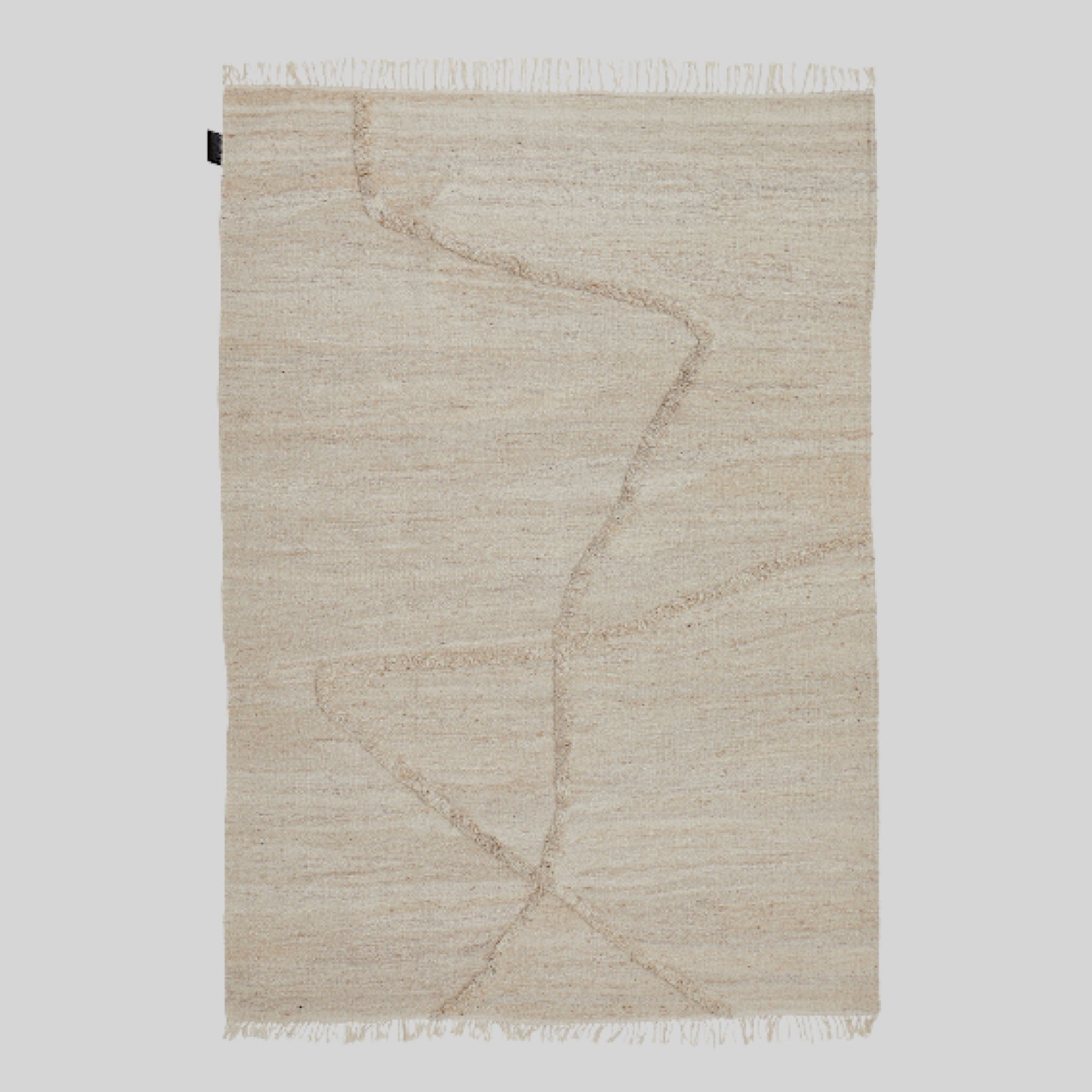 Vuoristo - White + White - Hand Woven Rug