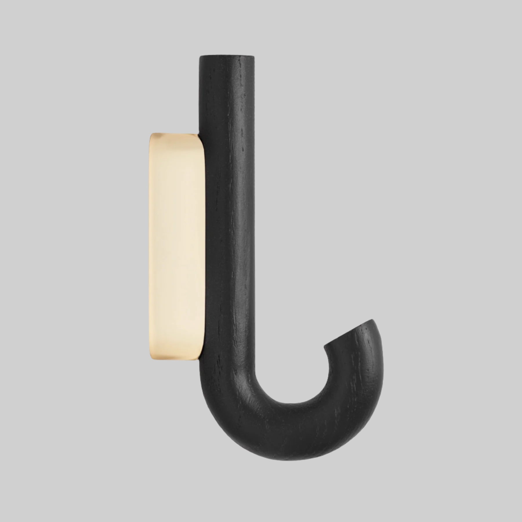 HOOK Mini, black oak-brass