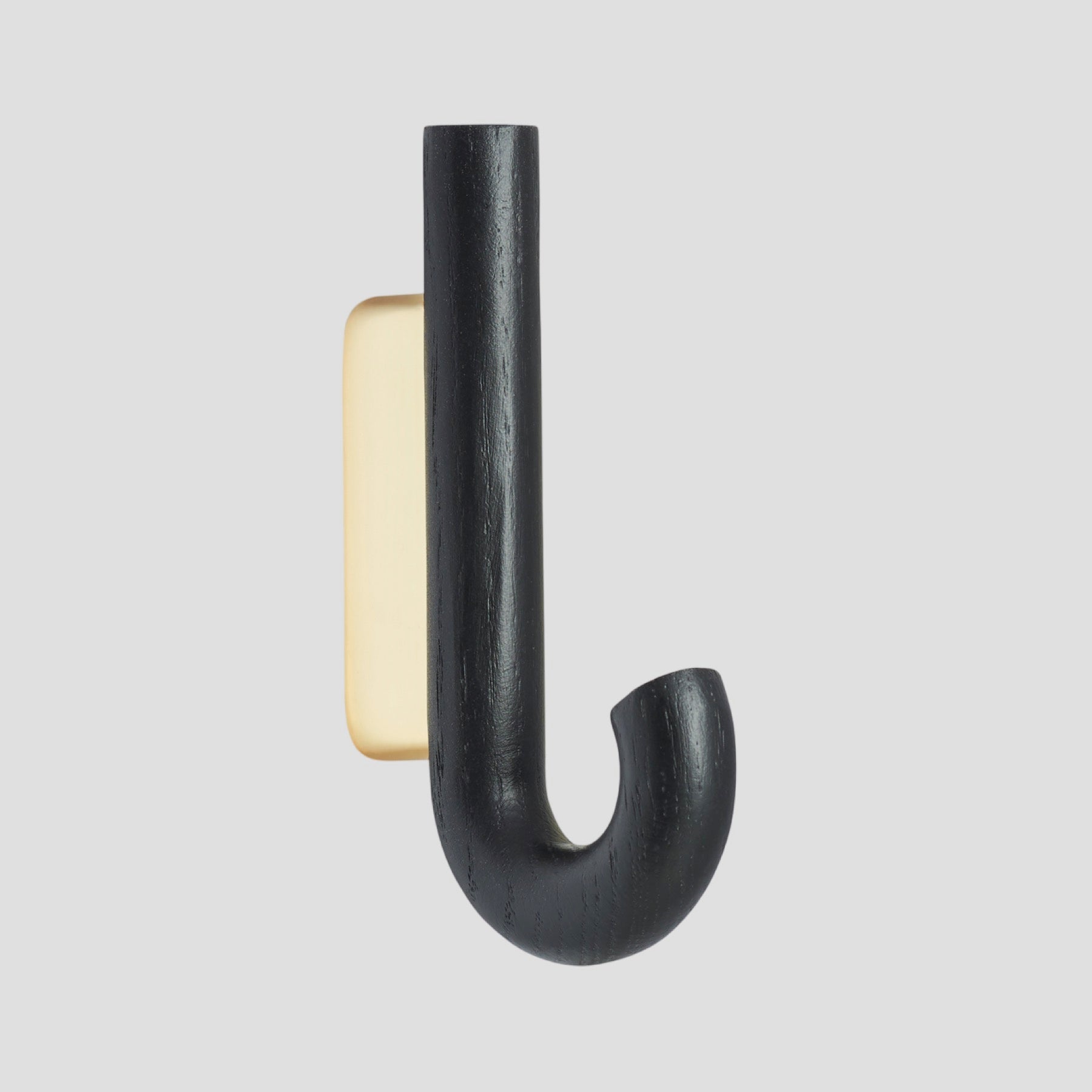 HOOK Mini, black oak brass