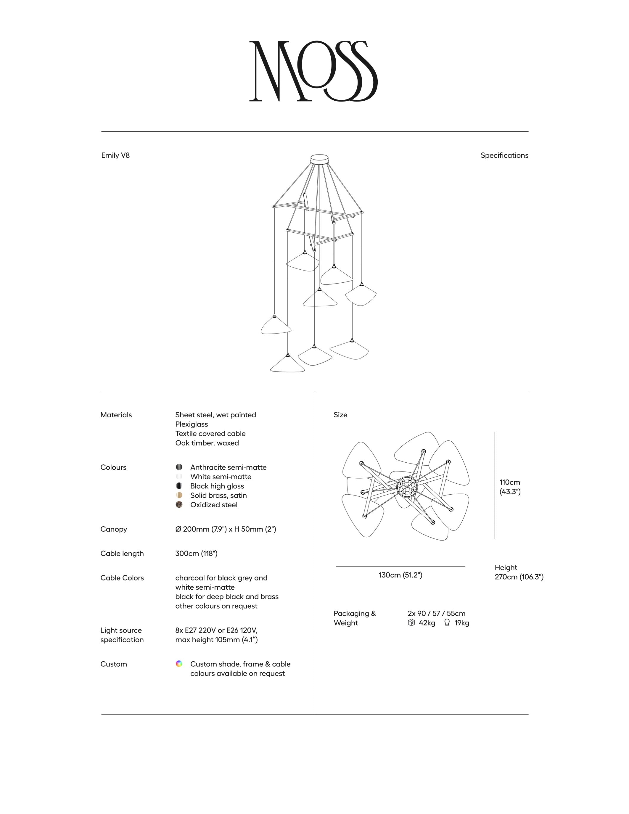 Emily Chandelier, V8 - 5 Finish Options*