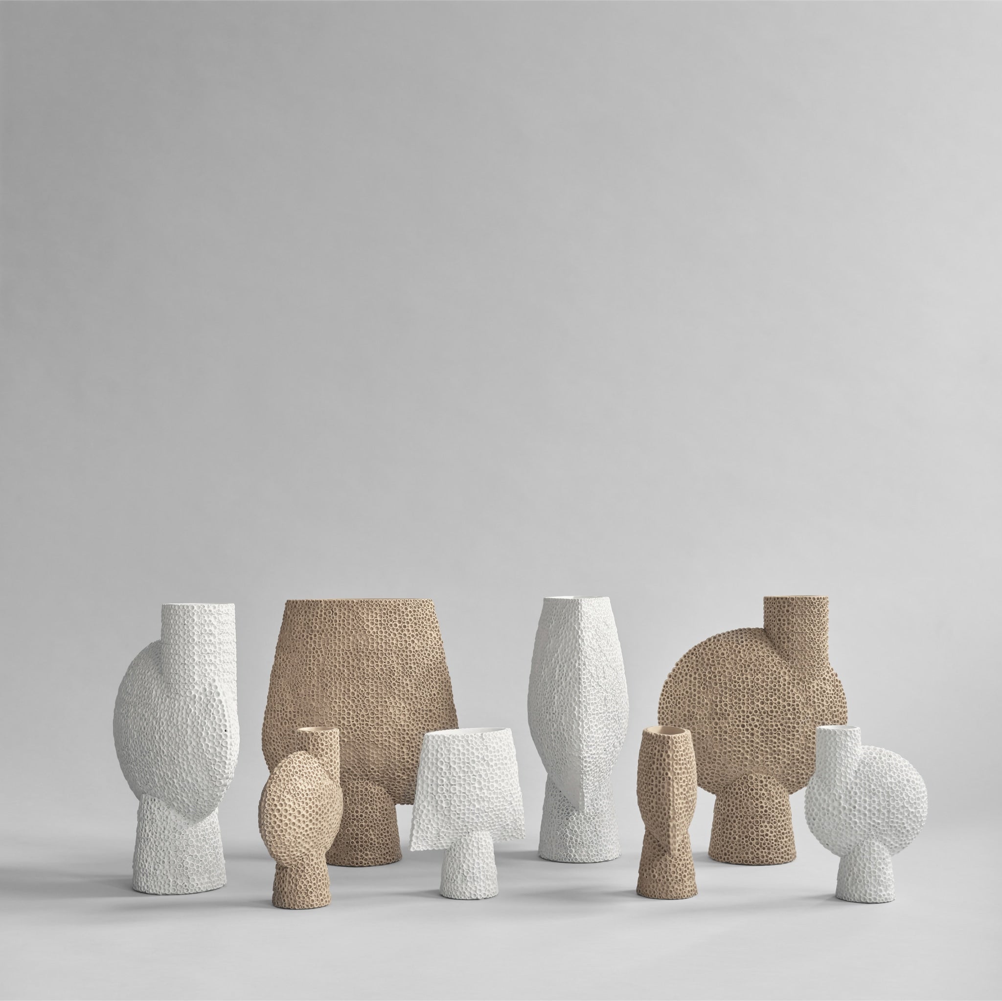 Sphere Vase Square, Shisen, Mini - Sand