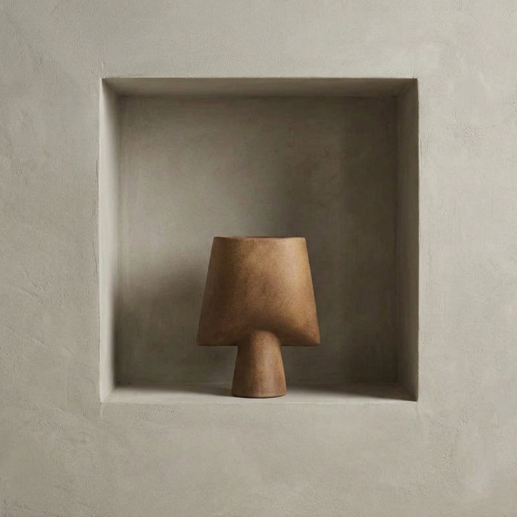 Sphere Vase Square, Mini - Ocher