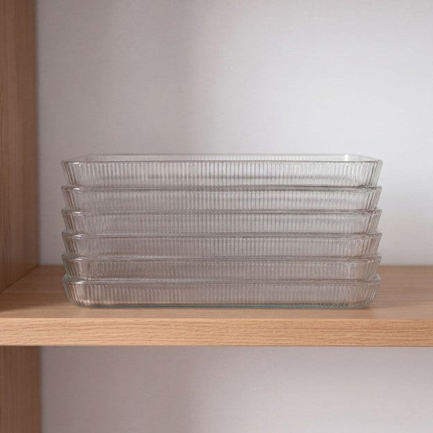 Pilastro serving dish L 36 cm clear