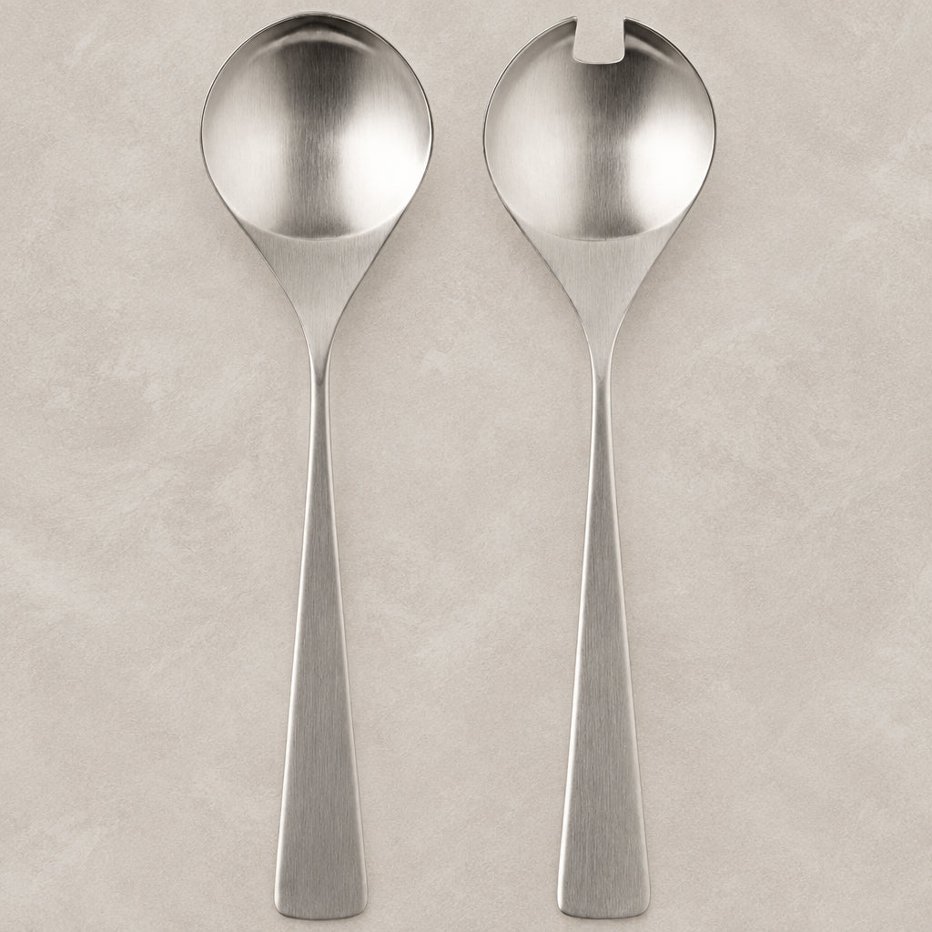 Maya serving set steel - 2 pc.