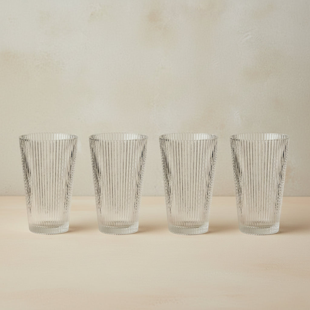 Pilastro large drinking glasses, set of 4