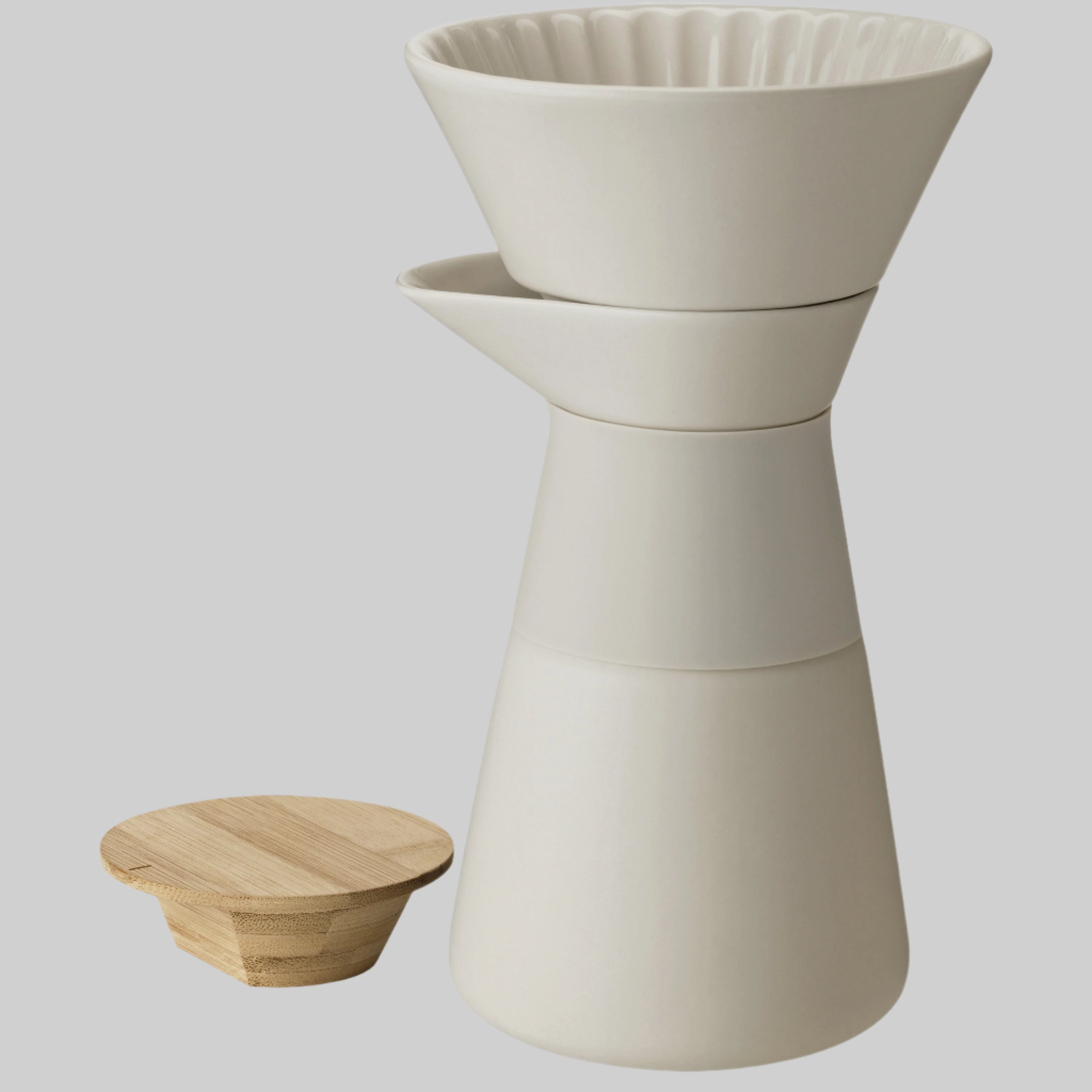 Theo coffee maker, slow brew - sand